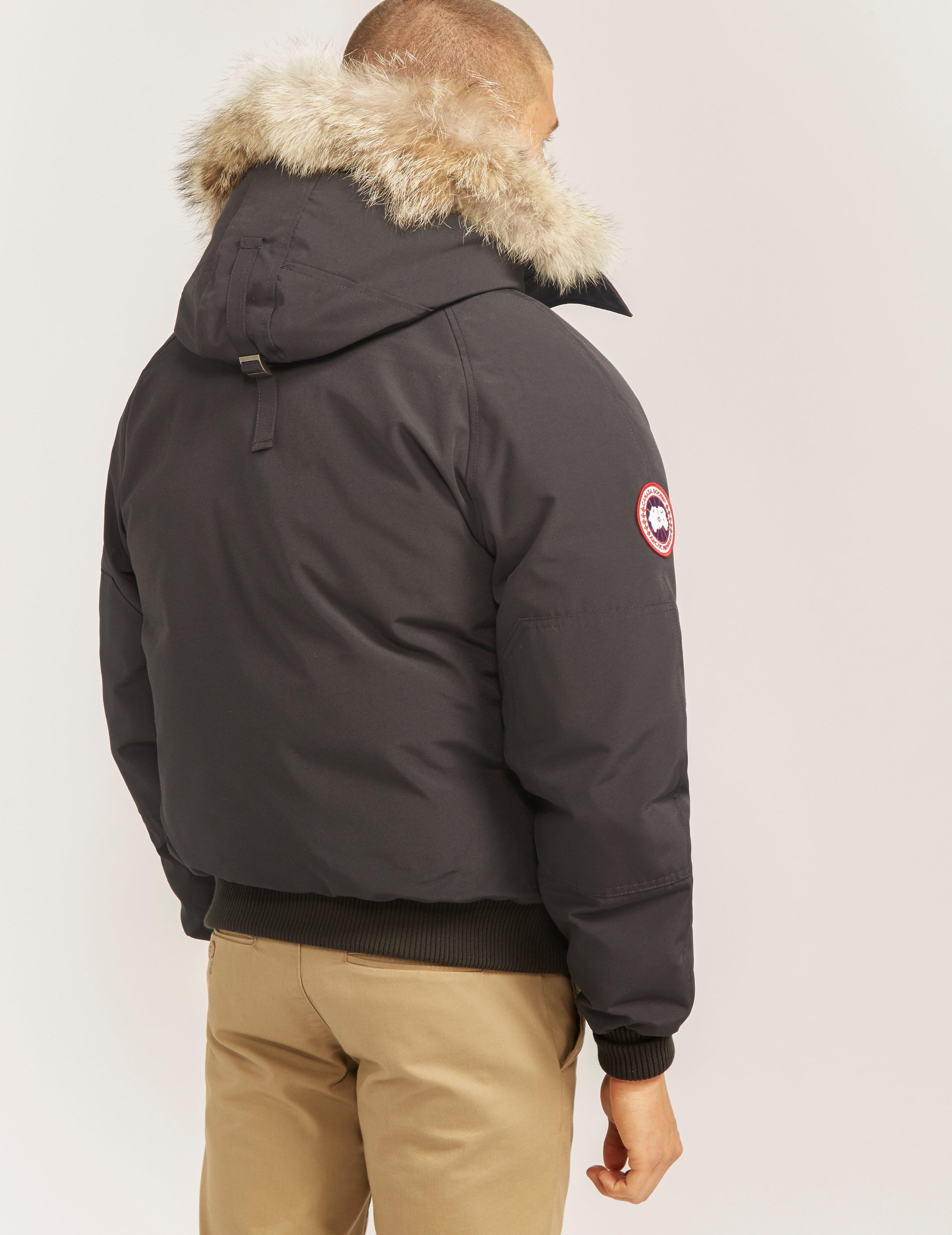 Canada Goose Fur Chilliwack Bomber Jacket in Navy (Blue) for Men Lyst