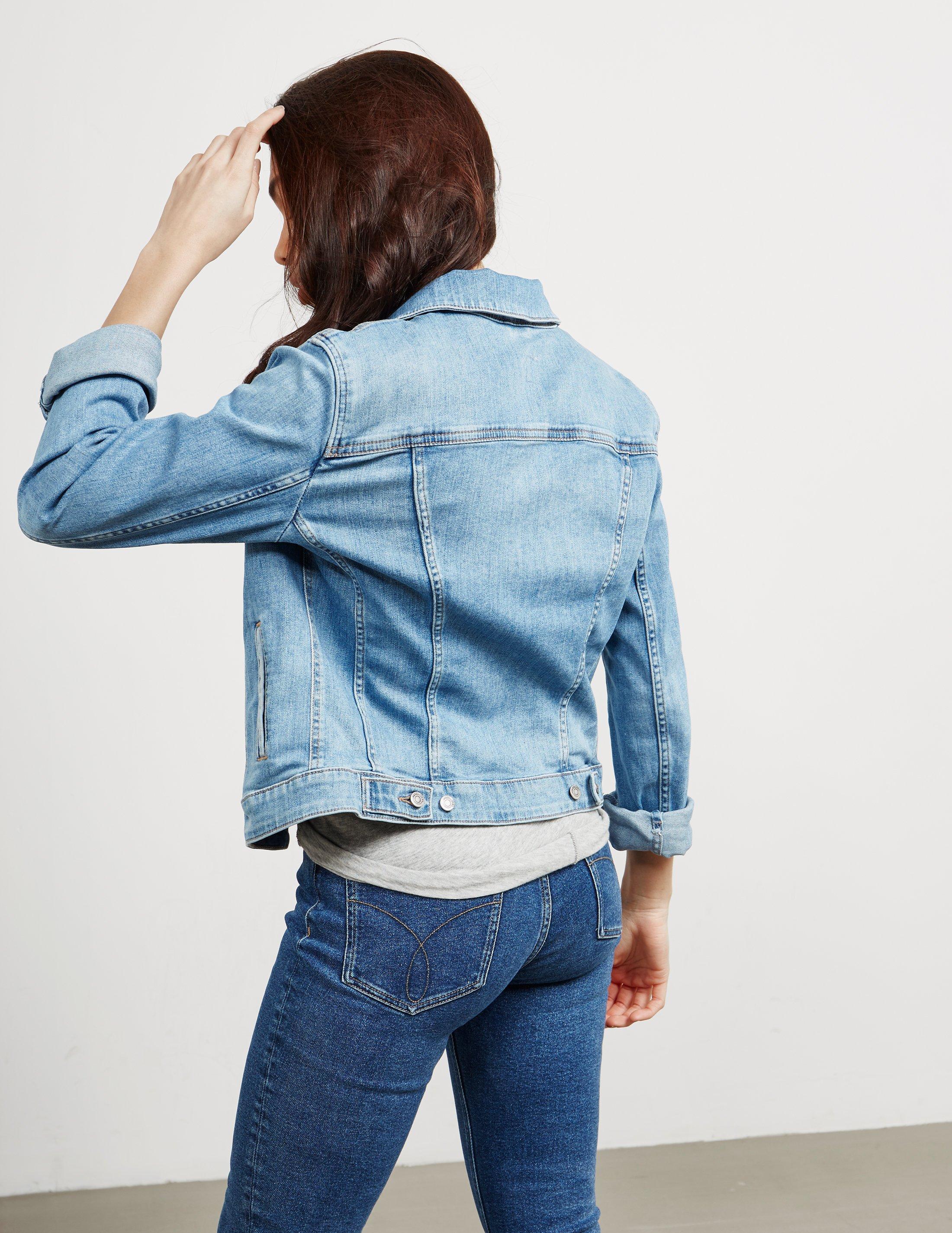 hugo boss denim jacket womens
