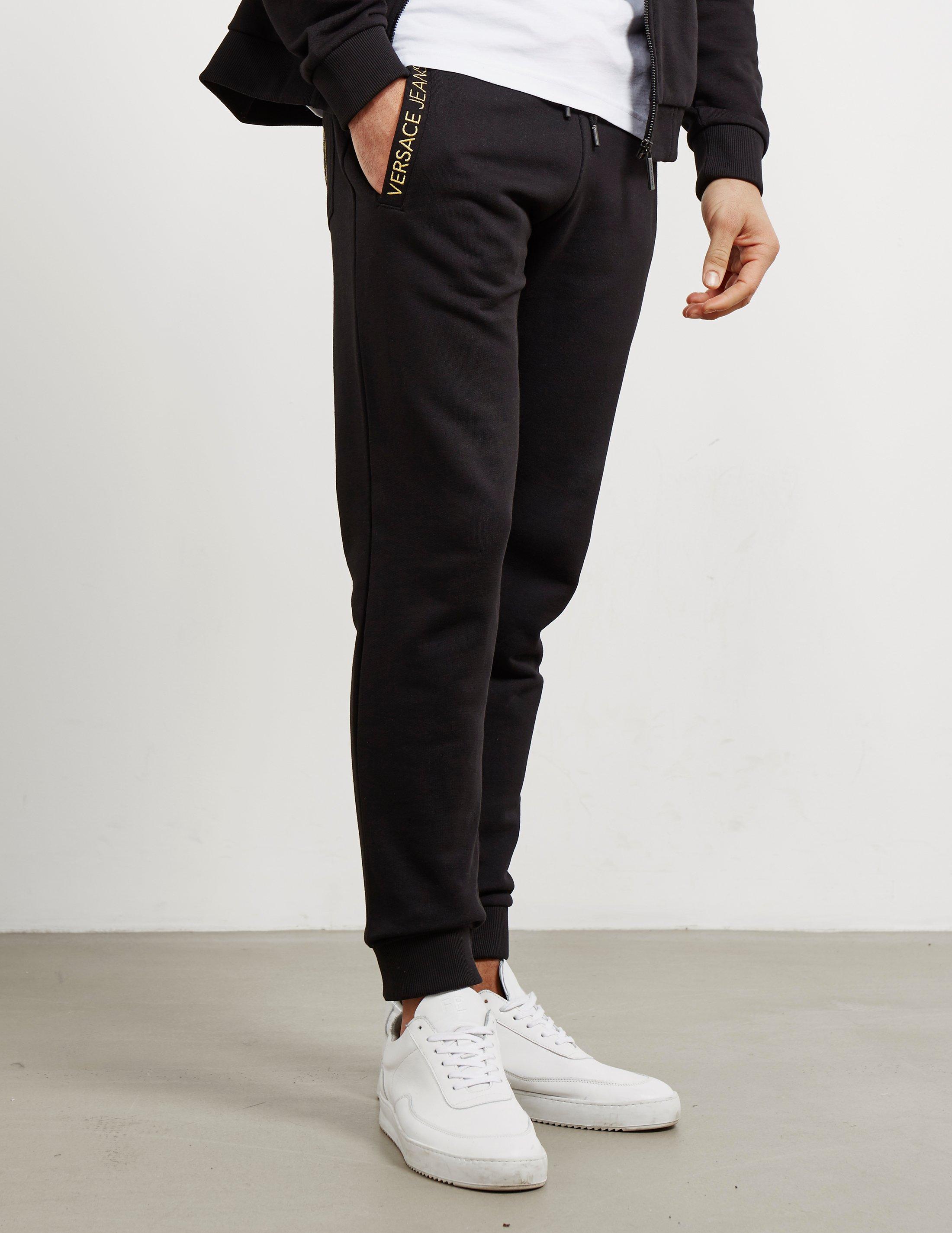 Versace Mens Logo Fleece Track Pants 