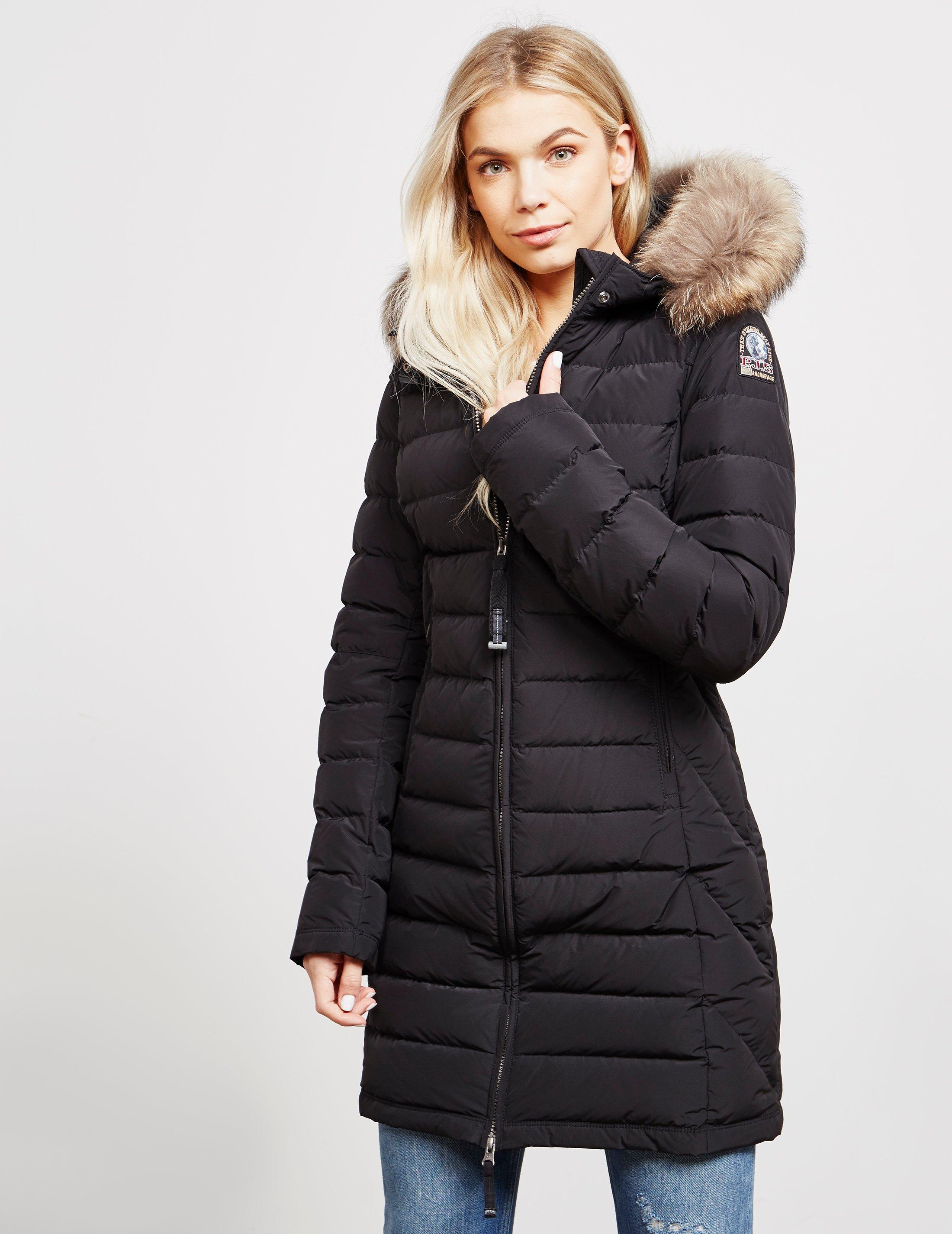 Parajumpers Fur Dana Jacket Black - Lyst