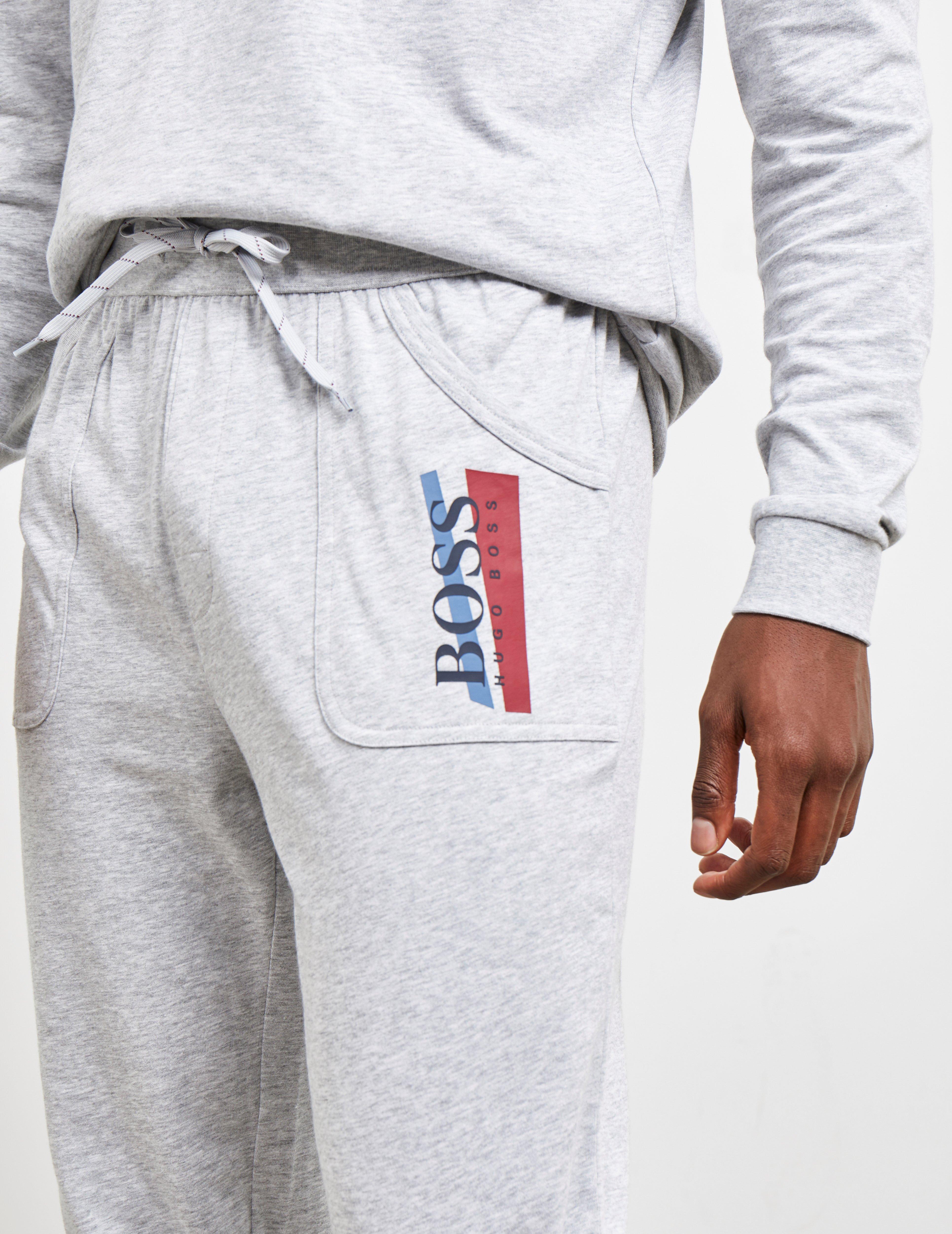 boss authentic cuffed fleece pants