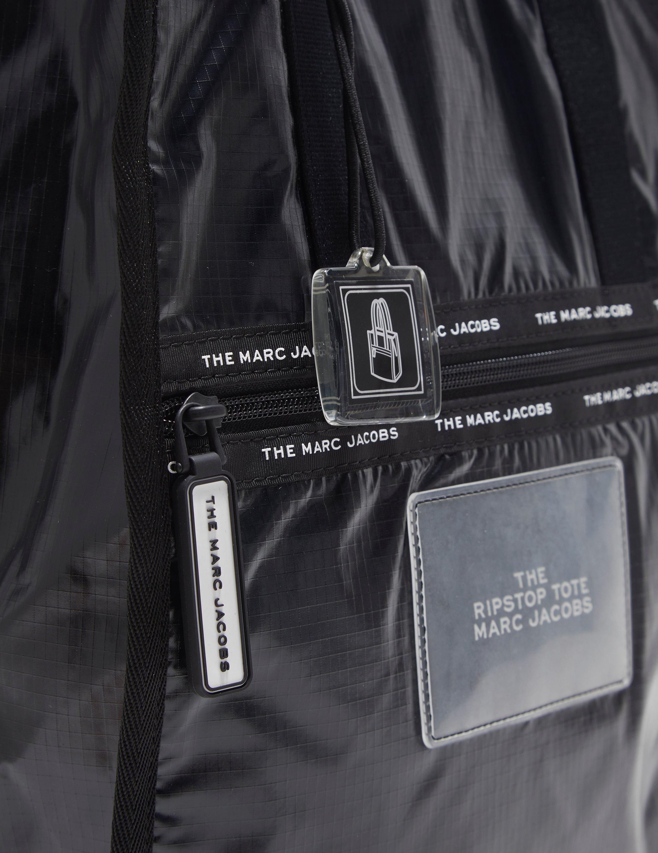 Marc Jacobs Synthetic Shiny Nylon Tote Bag Black - Lyst