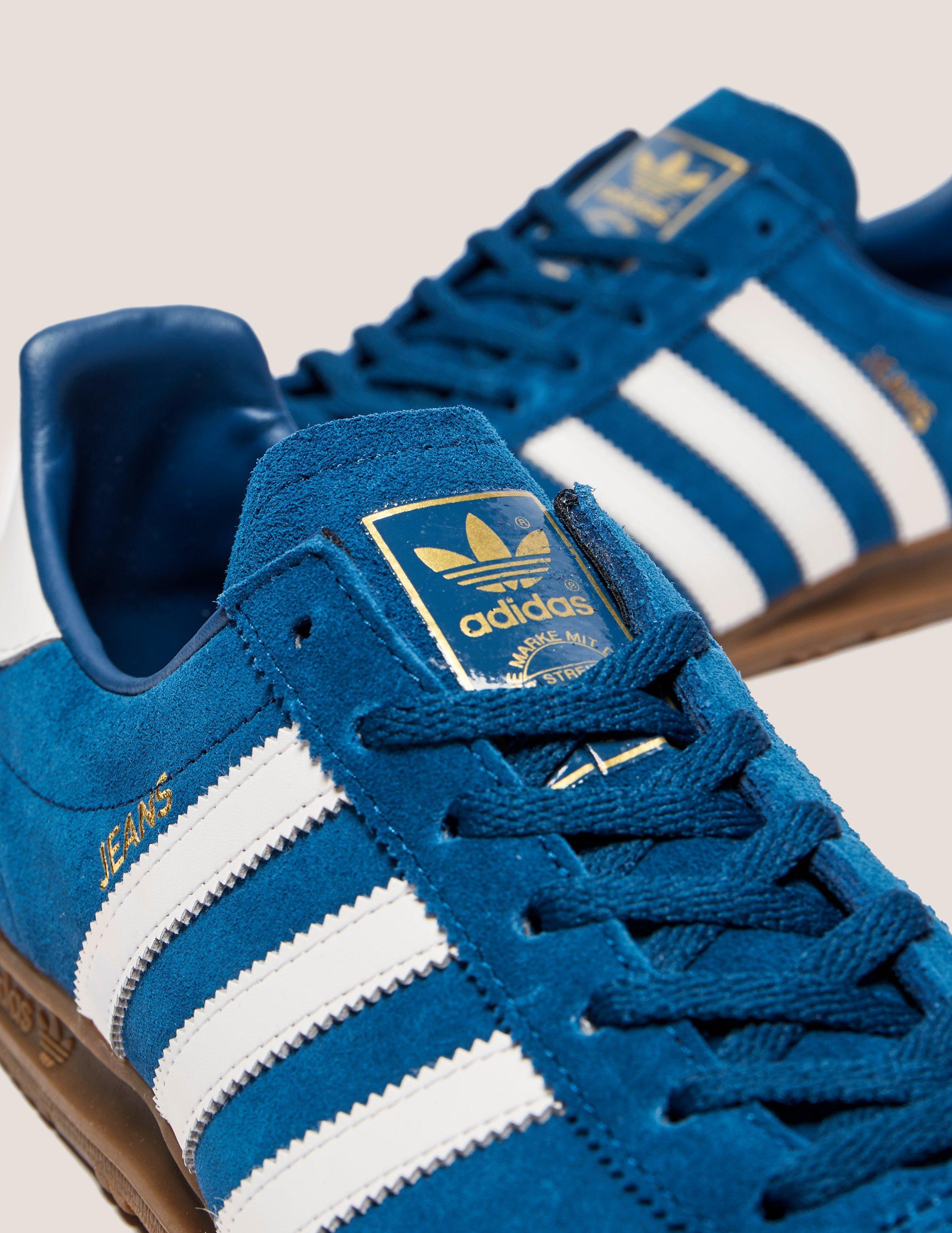 adidas jeans trainers blue