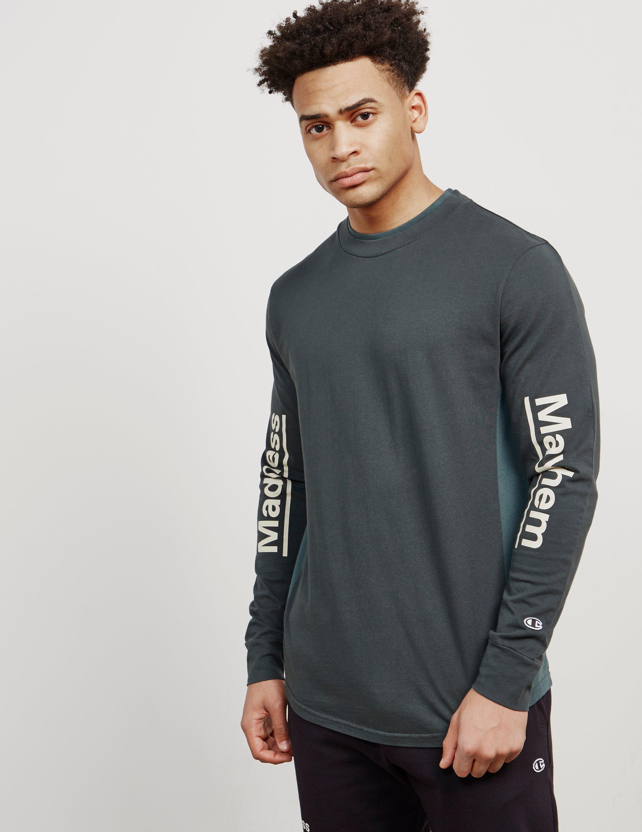 Champion Cotton Mens X Wood Wood Madness Long Sleeve T-shirt  Charcoal/charcoal in Gray for Men - Lyst