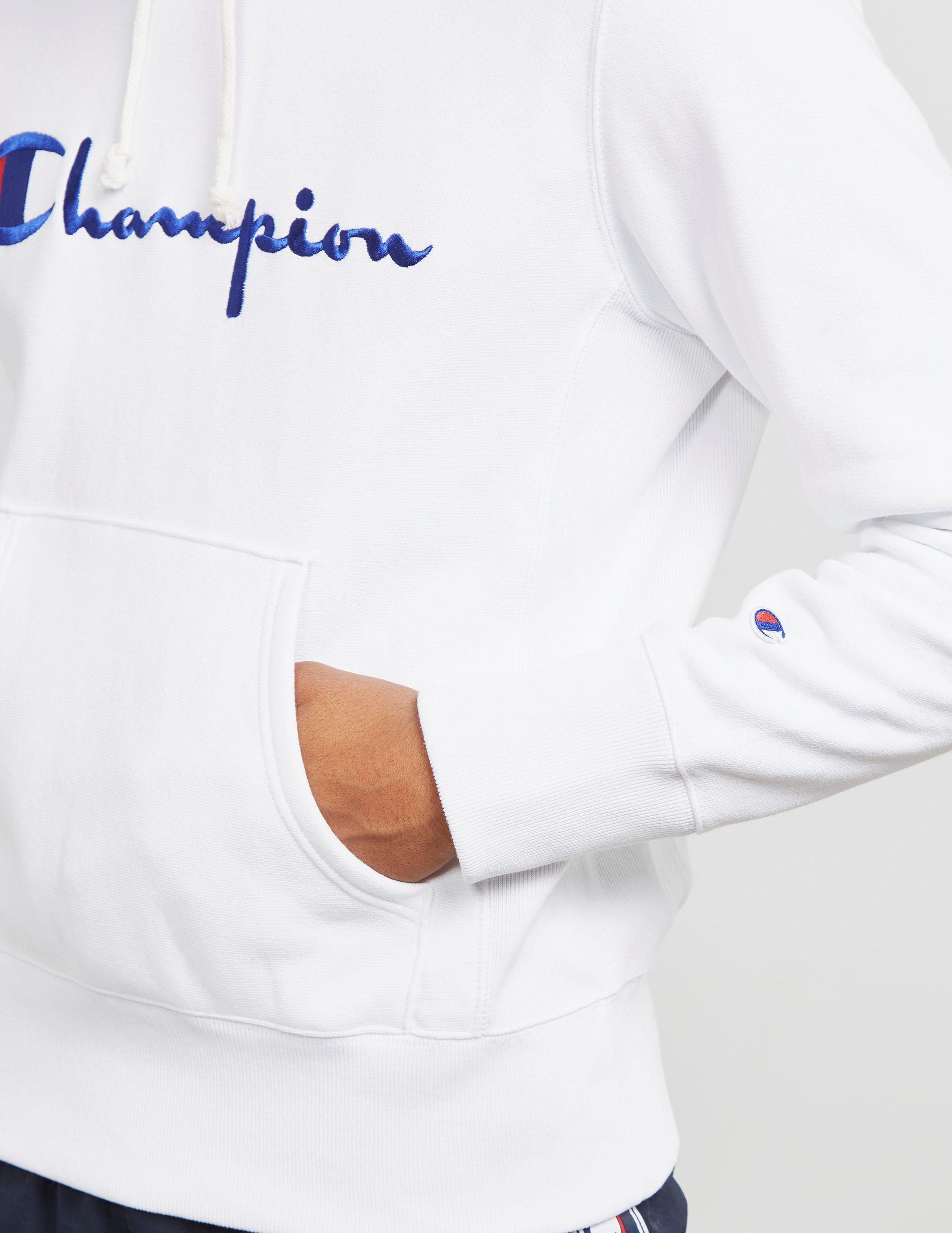 white champion hoodie for men
