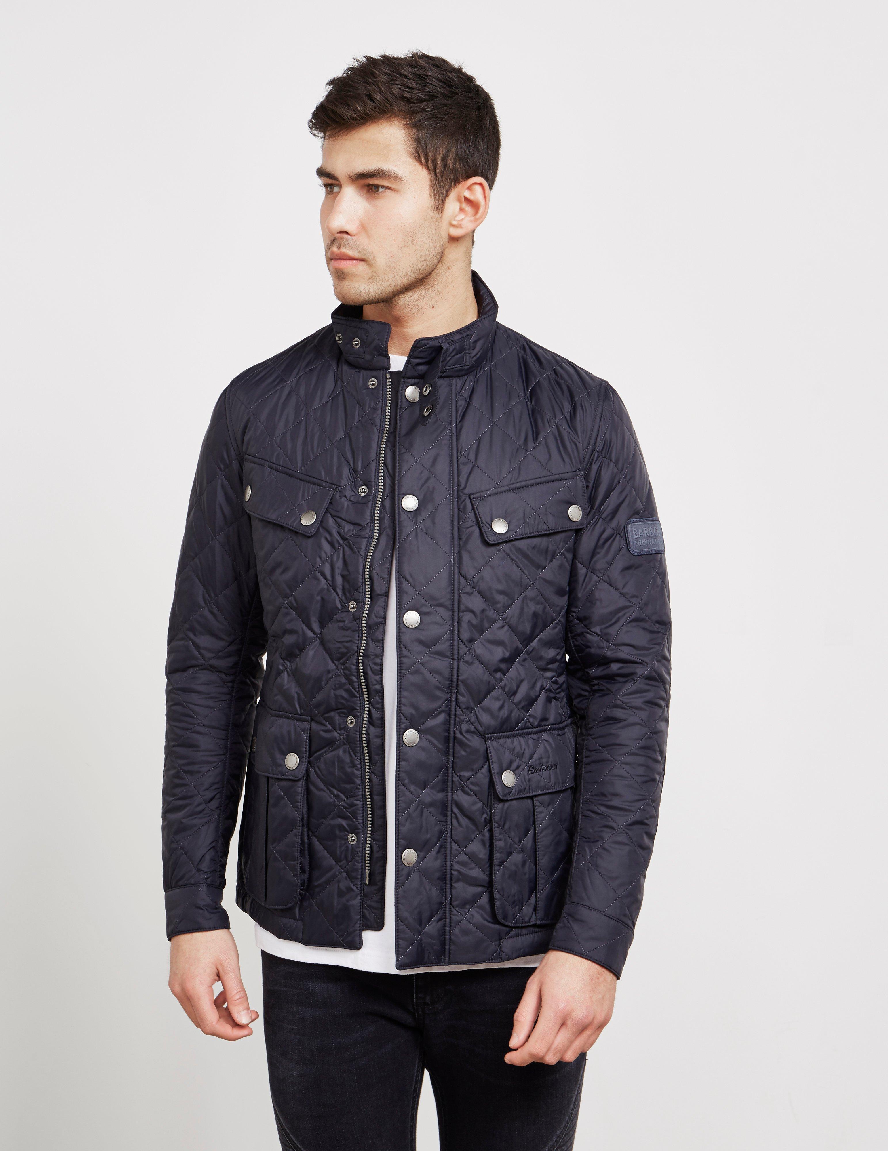 barbour mens ariel international quilted jacket