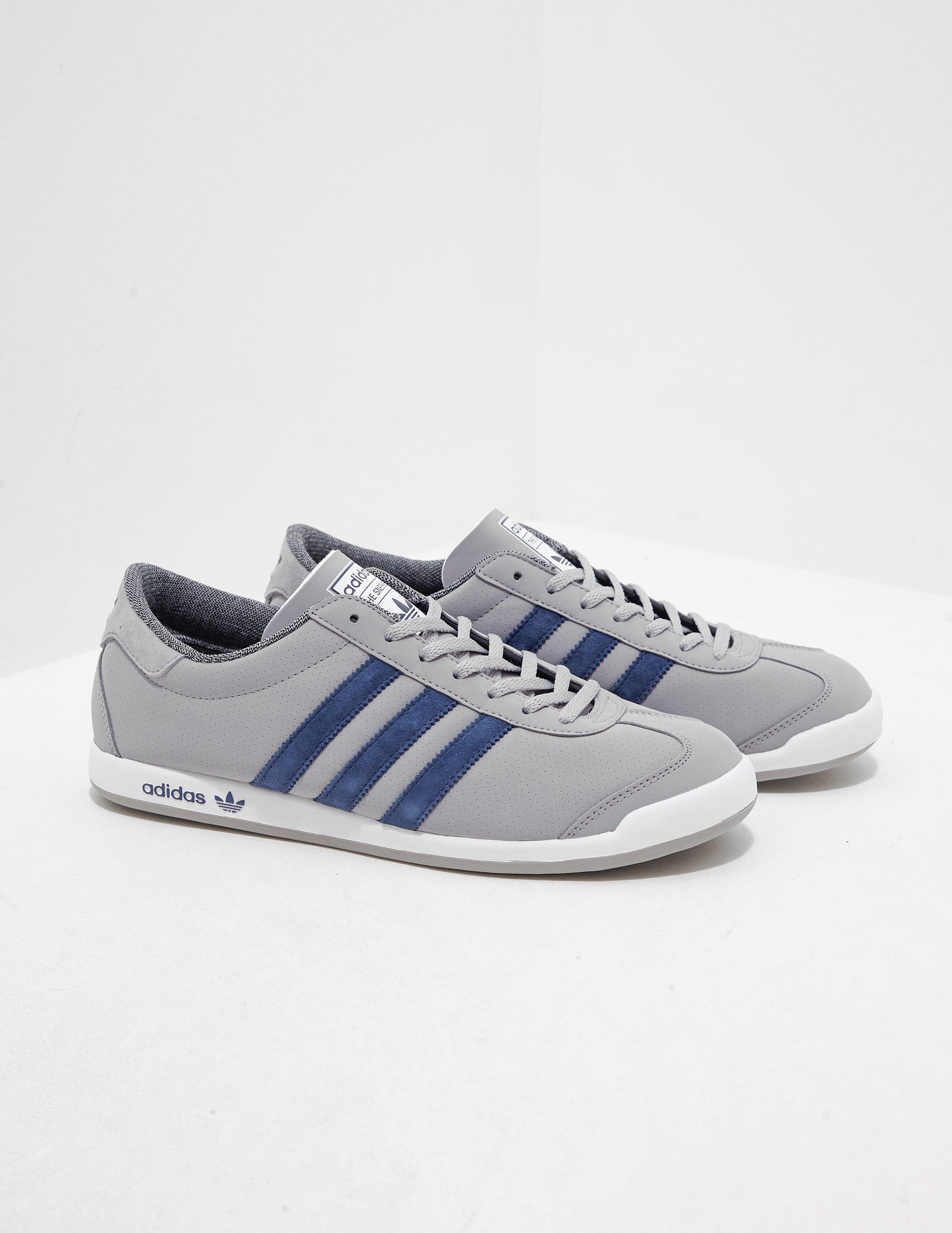 adidas Originals Leather The Sneeker - Exclusively To Tessuti Grey in ...