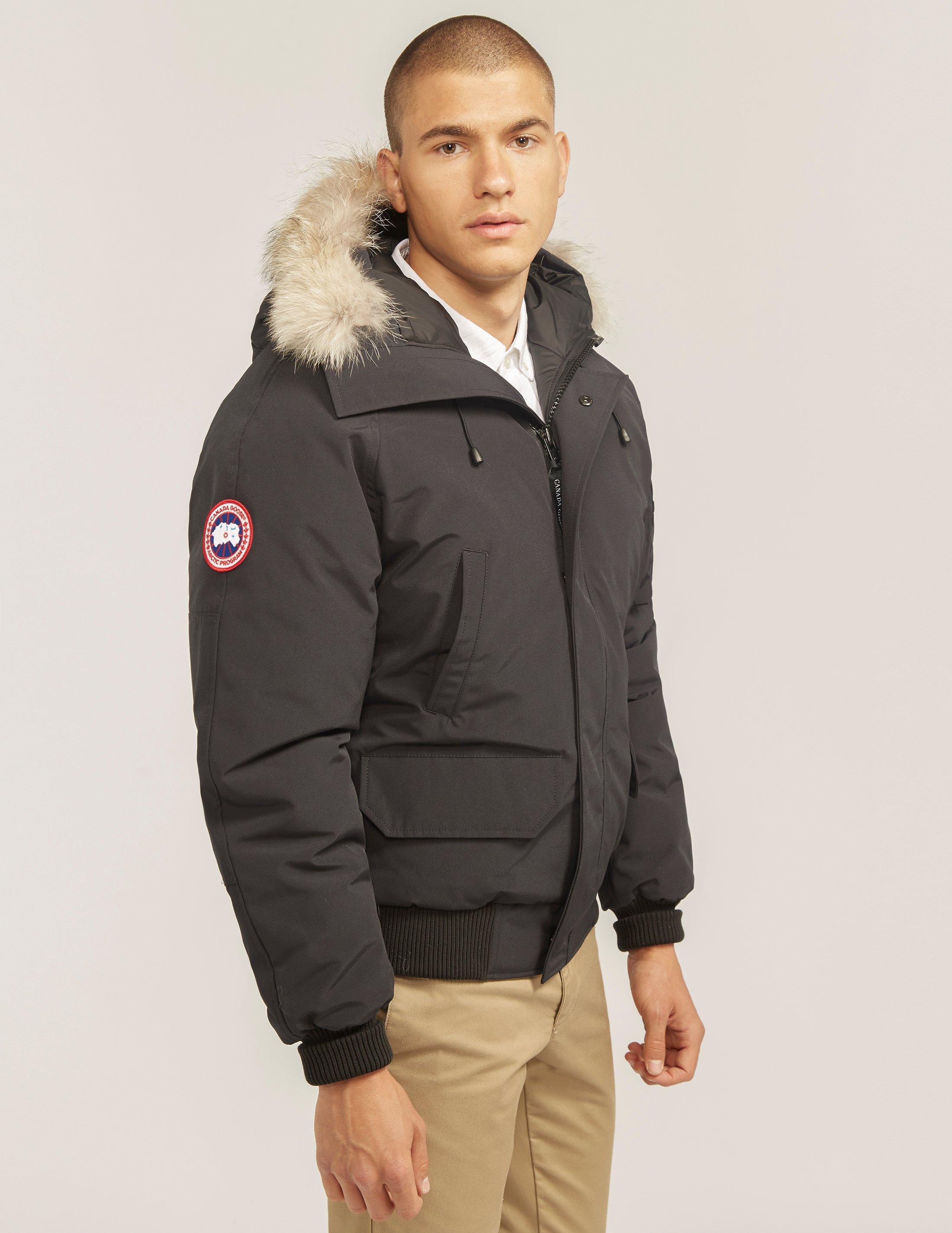 navy blue canada goose bomber