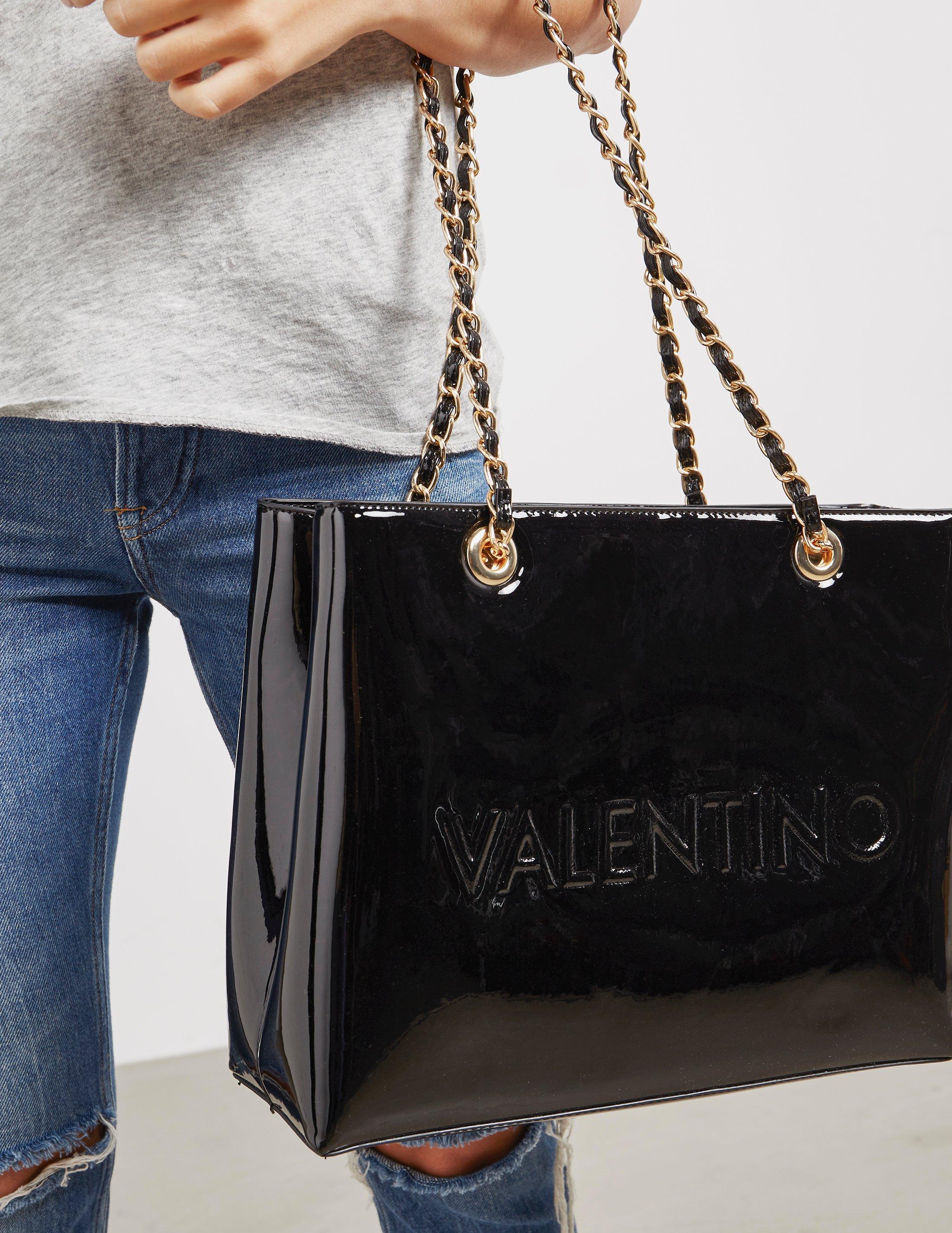 Valentino By Mario Valentino Womens Icon Shopper Bag Black - Lyst