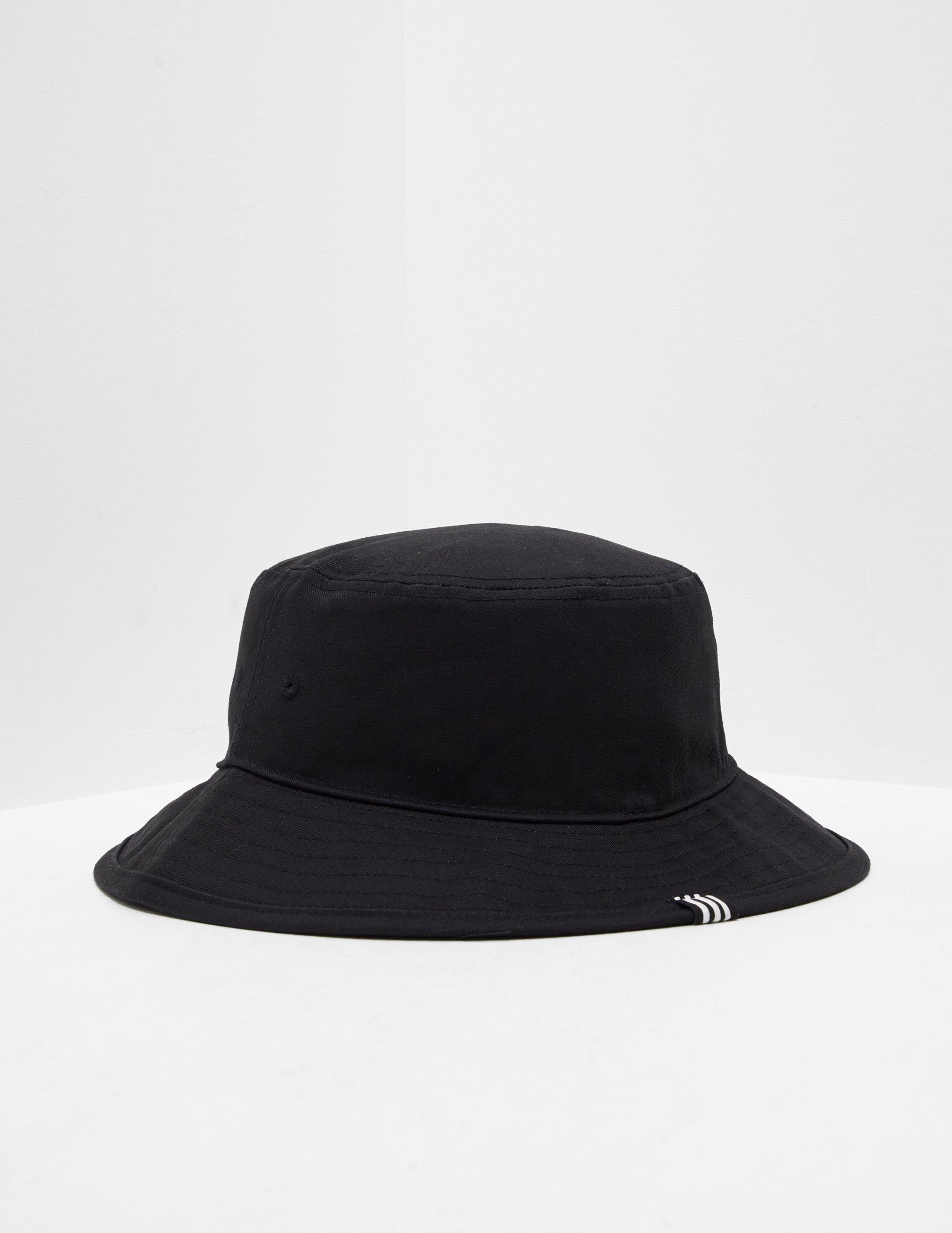 adidas Originals Cotton Mens Trefoil Bucket Hat Black for Men - Lyst