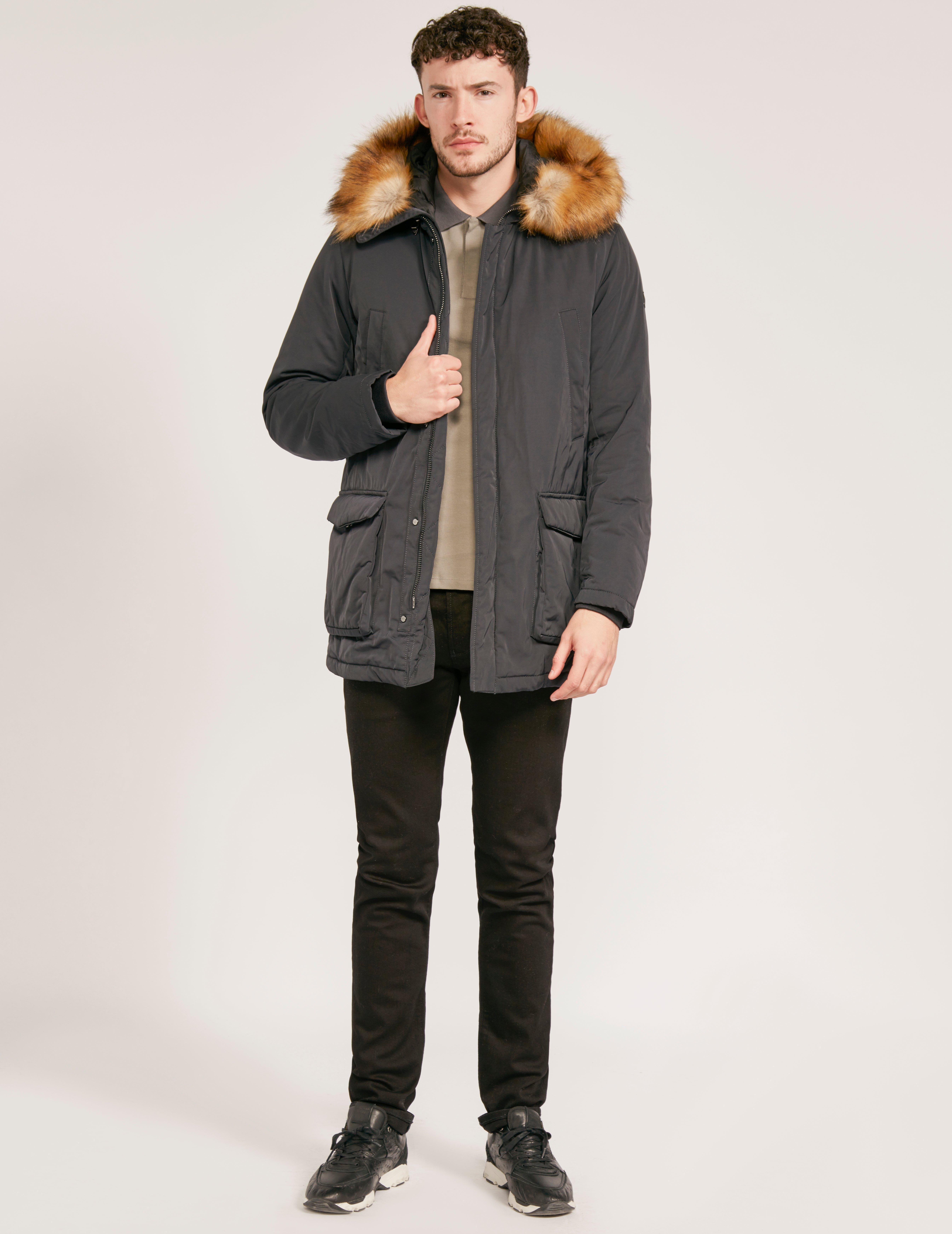 armani jeans parka jacket
