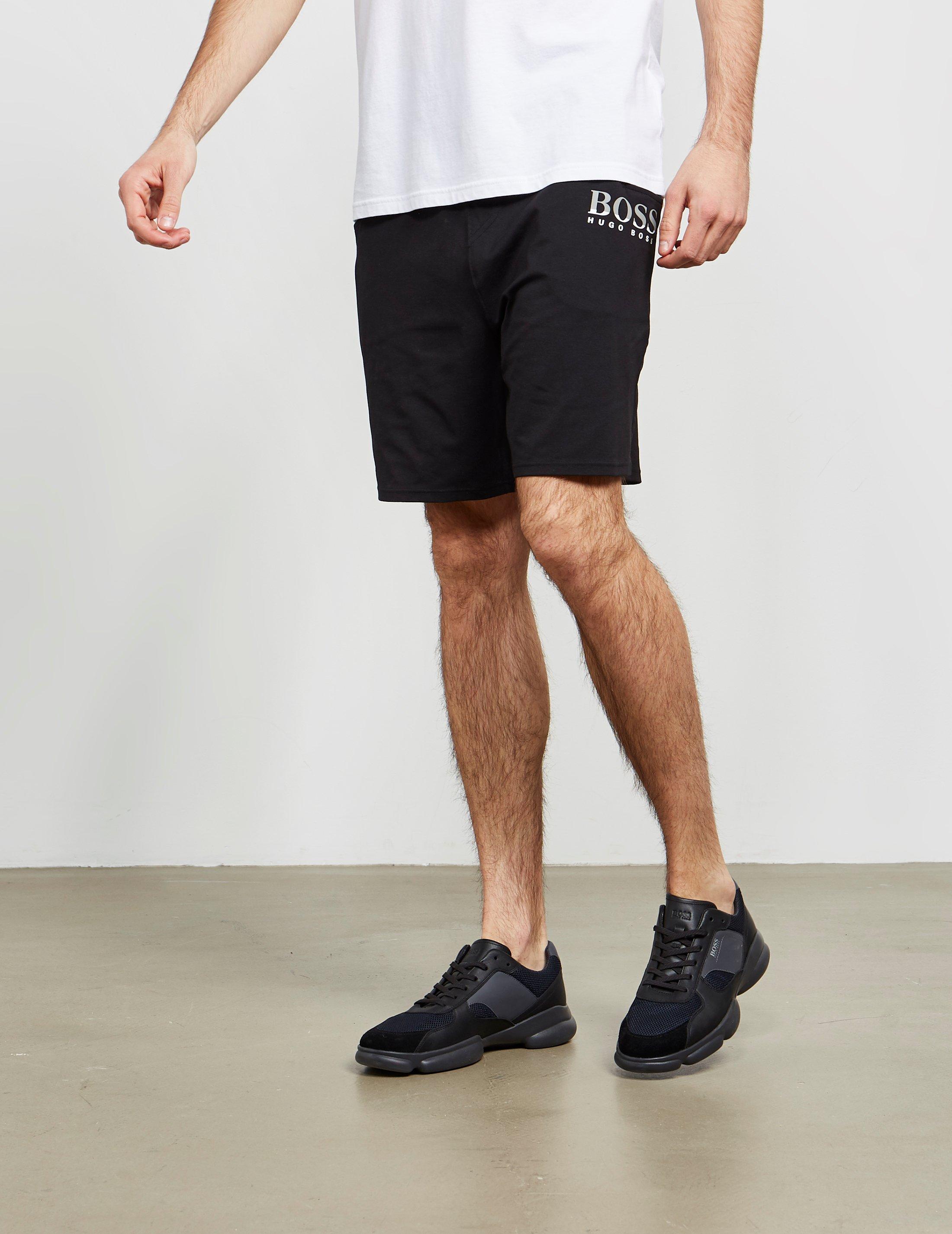 hugo boss fleece shorts