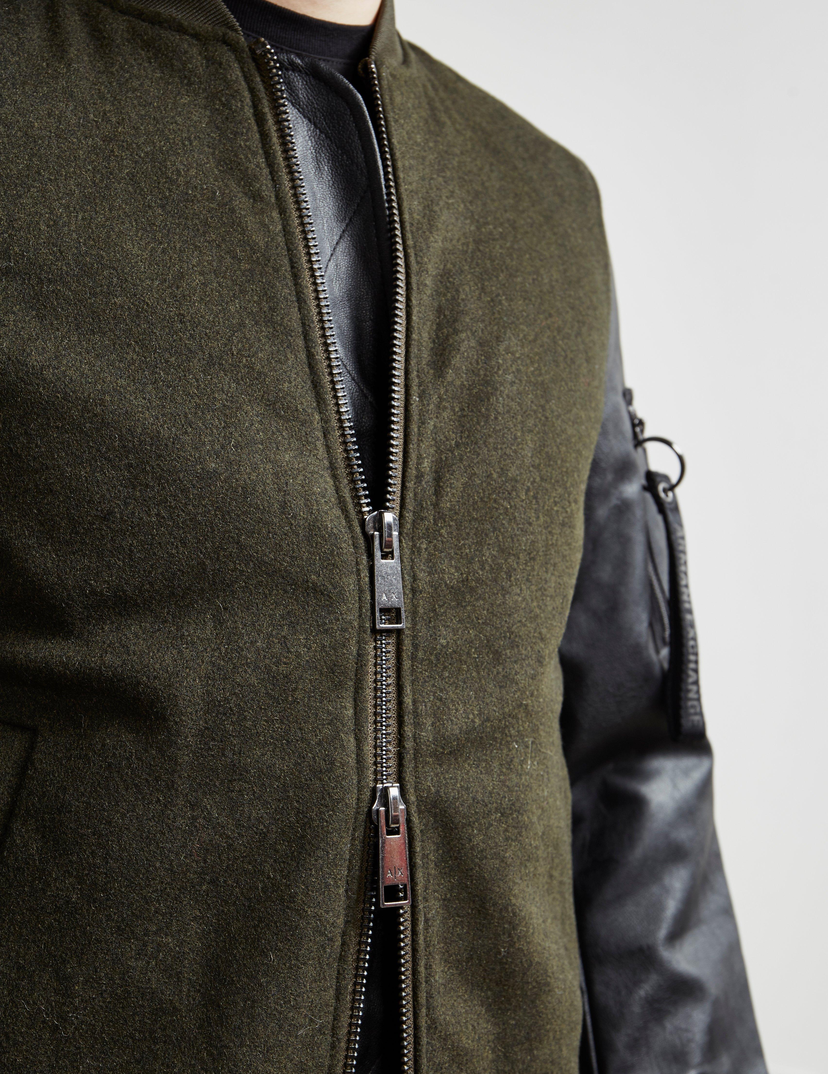 armani varsity jacket