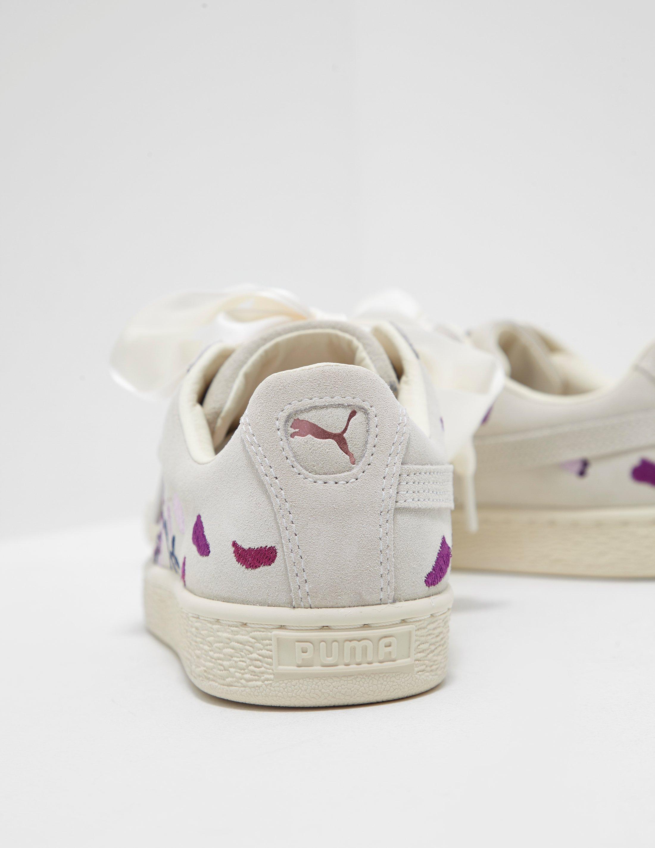 puma suede flowers