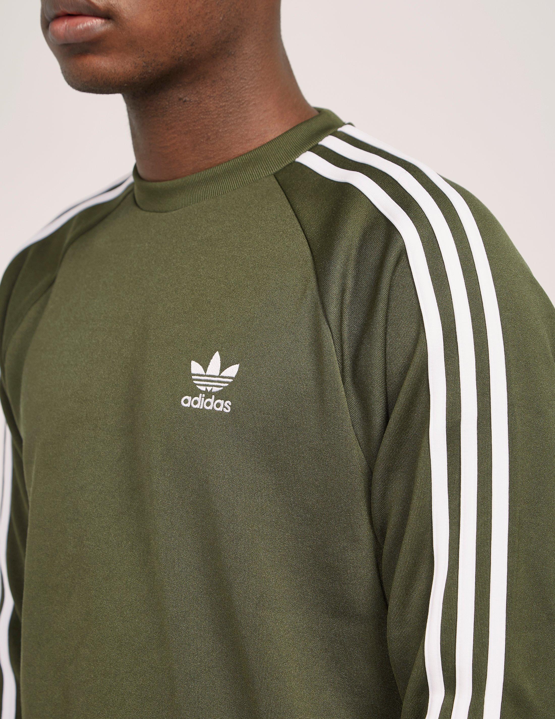adidas Originals California Crew Sweatshirt in Khaki (Green) for Men | Lyst