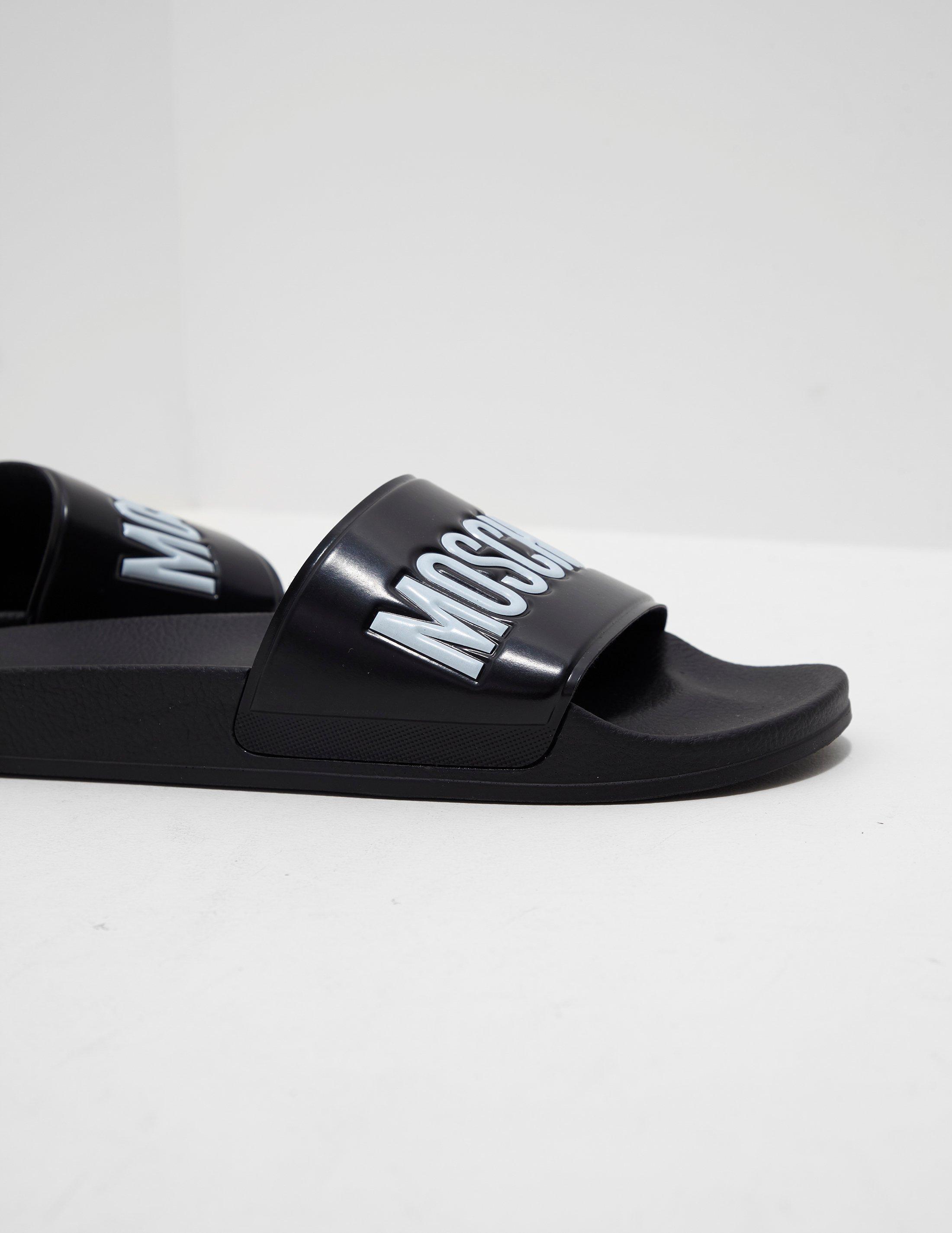 moschino slides on sale