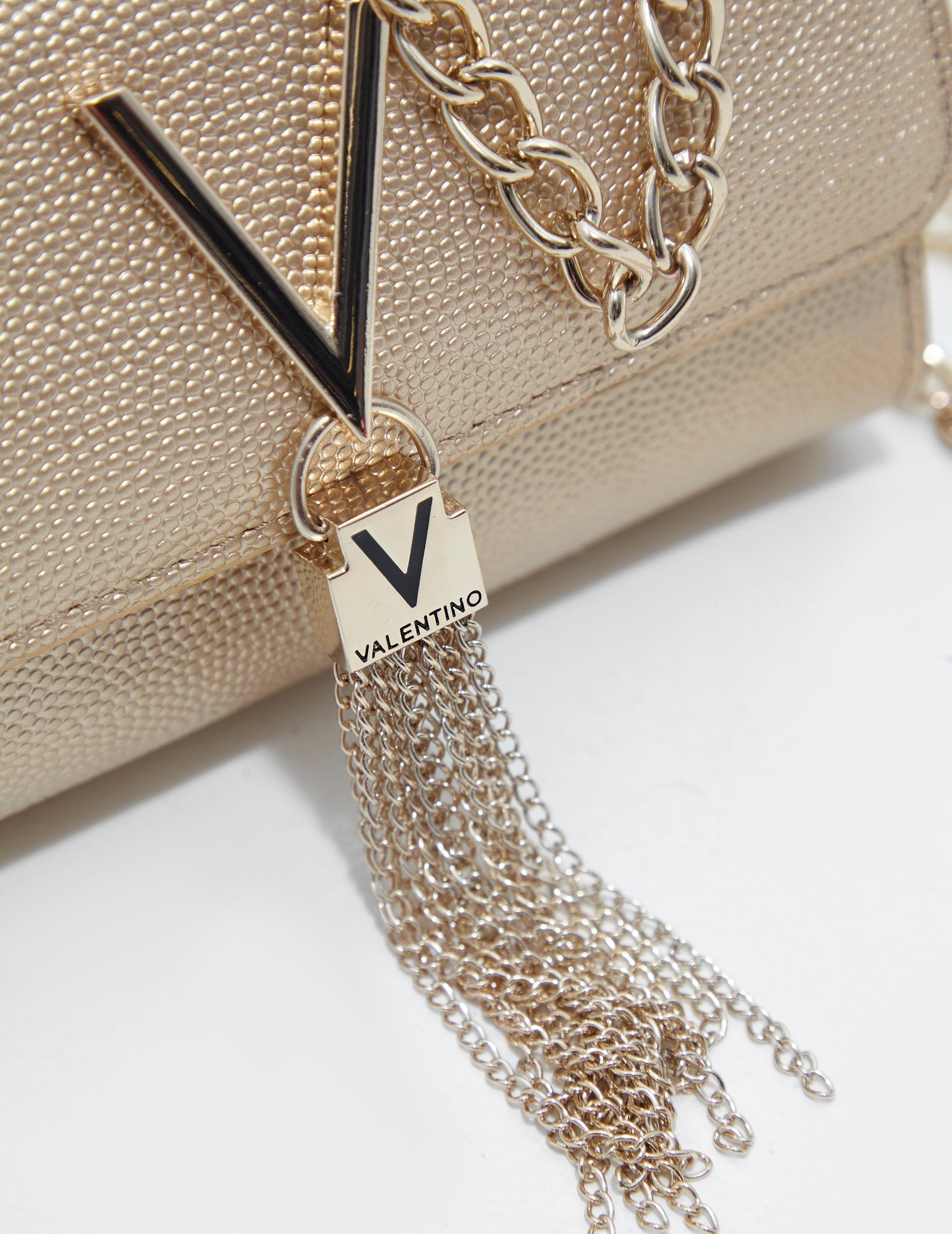 Valentino Divina Chain Shoulder Bag Gold in Gold Leather (Metallic) - Lyst