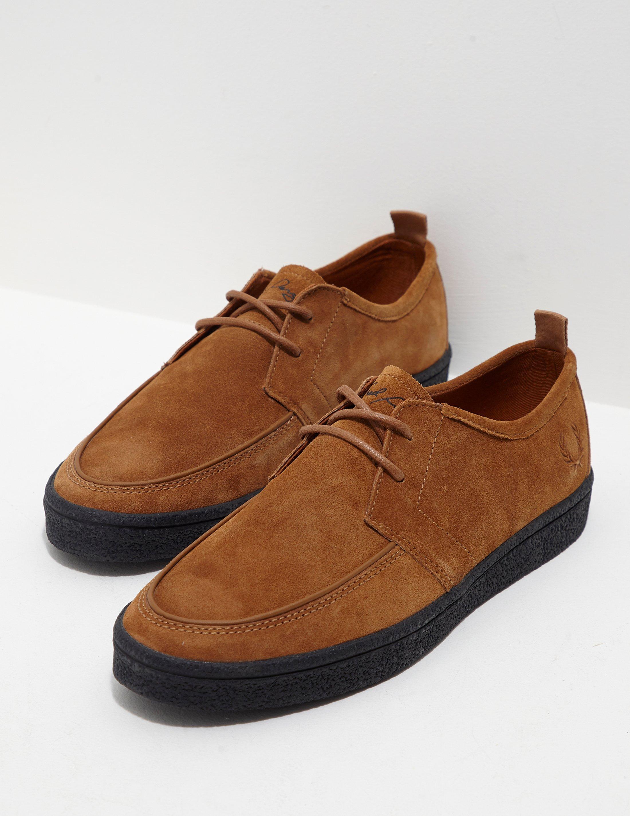 fred perry shields suede