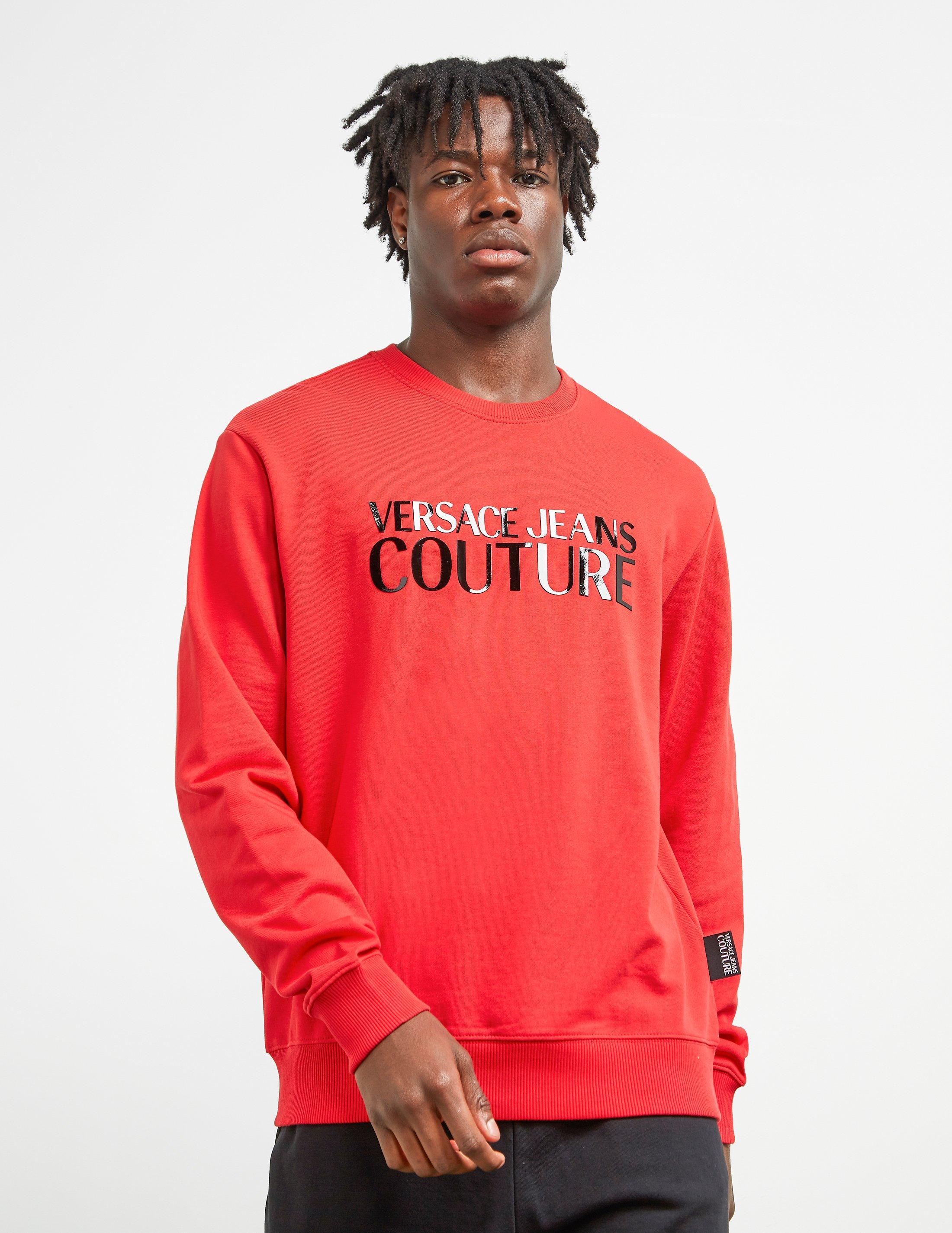 versace sweatshirt red