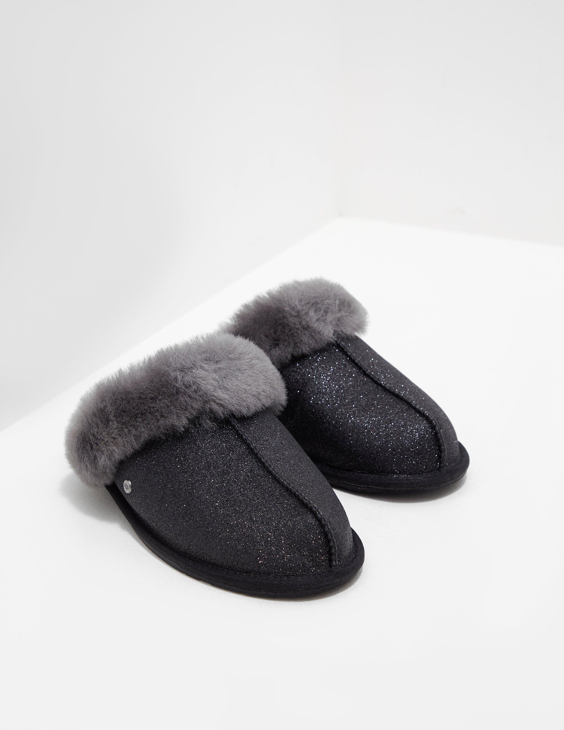 ugg sparkle slippers black