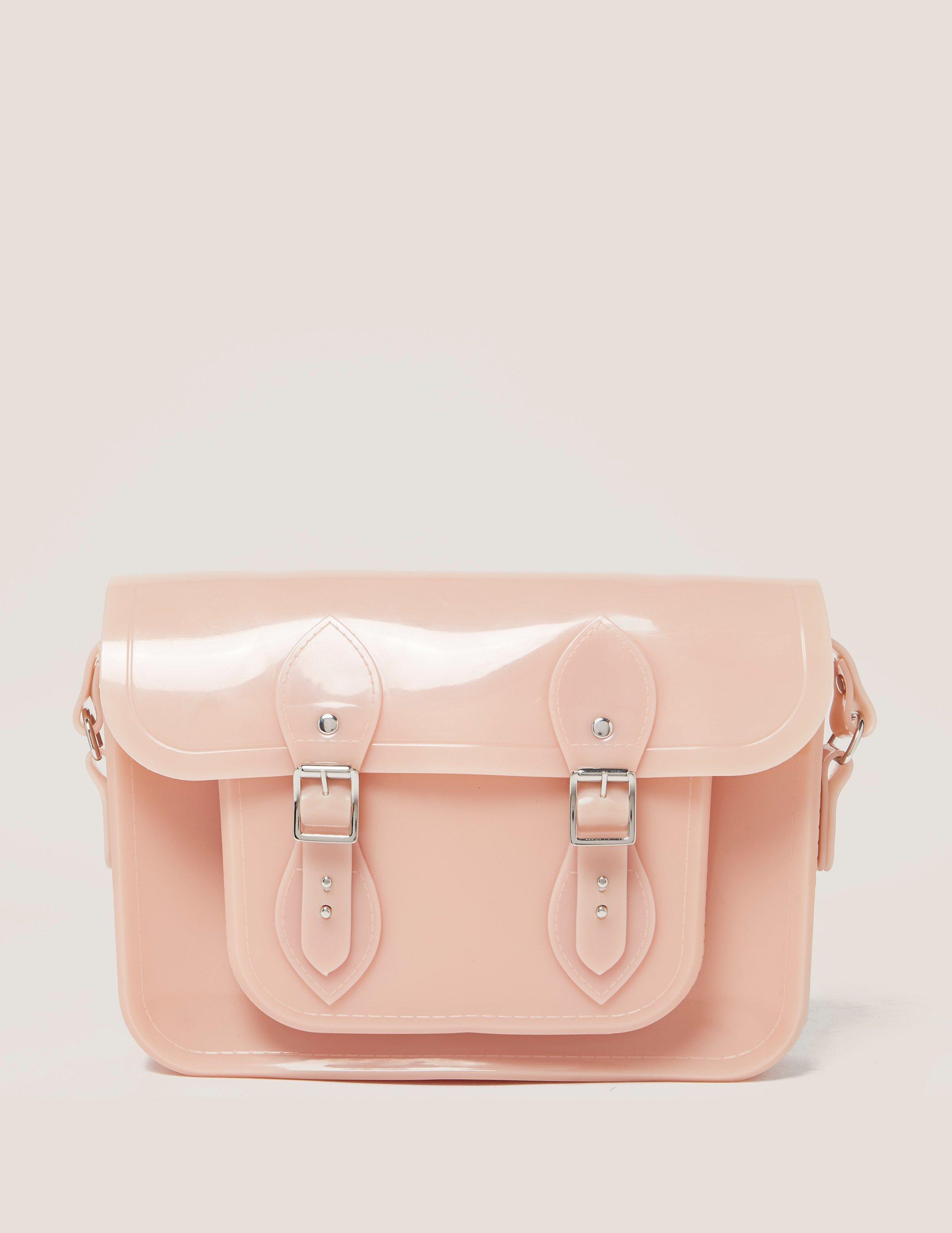 light pink satchel