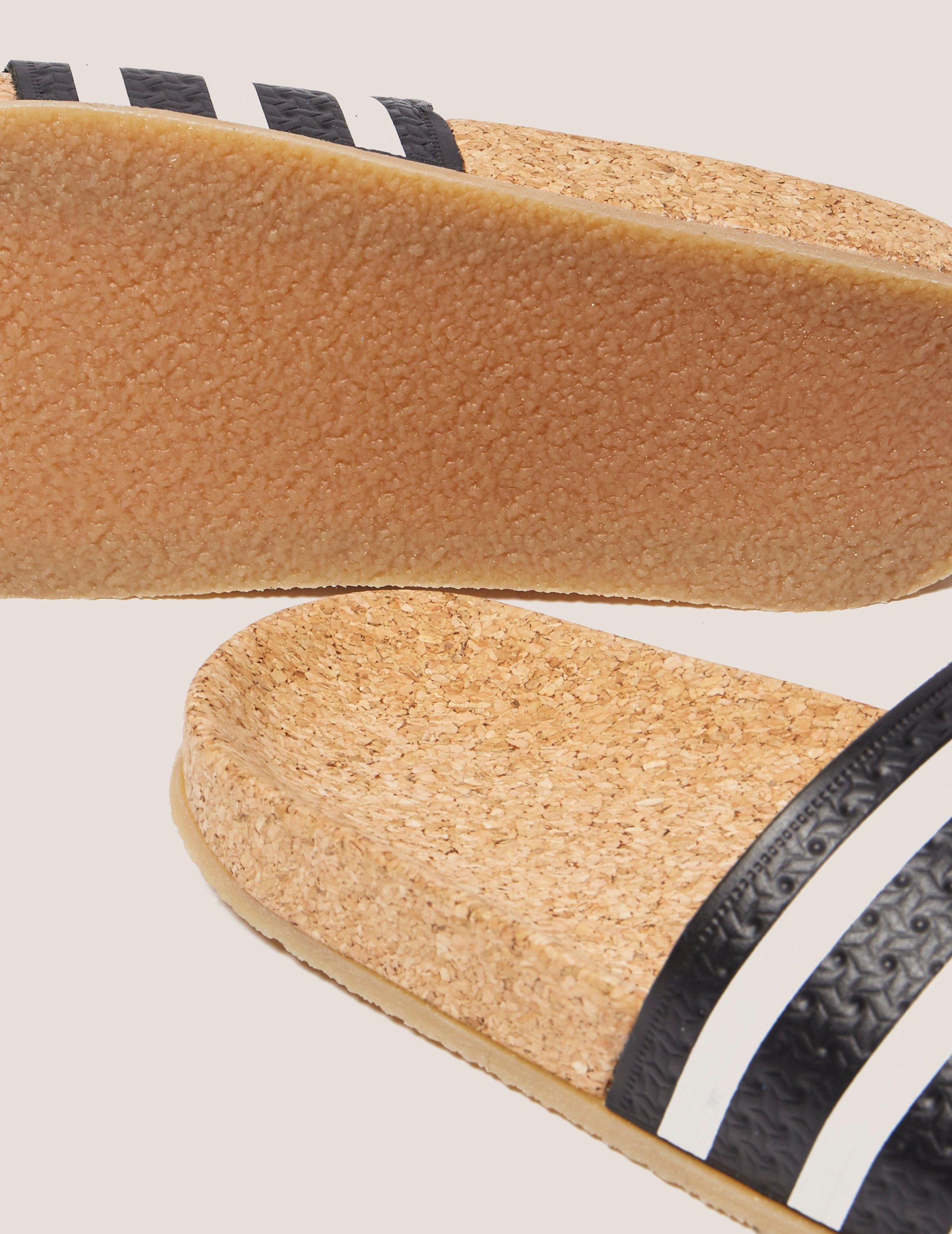 adidas Originals Adilette Cork Slides | Lyst