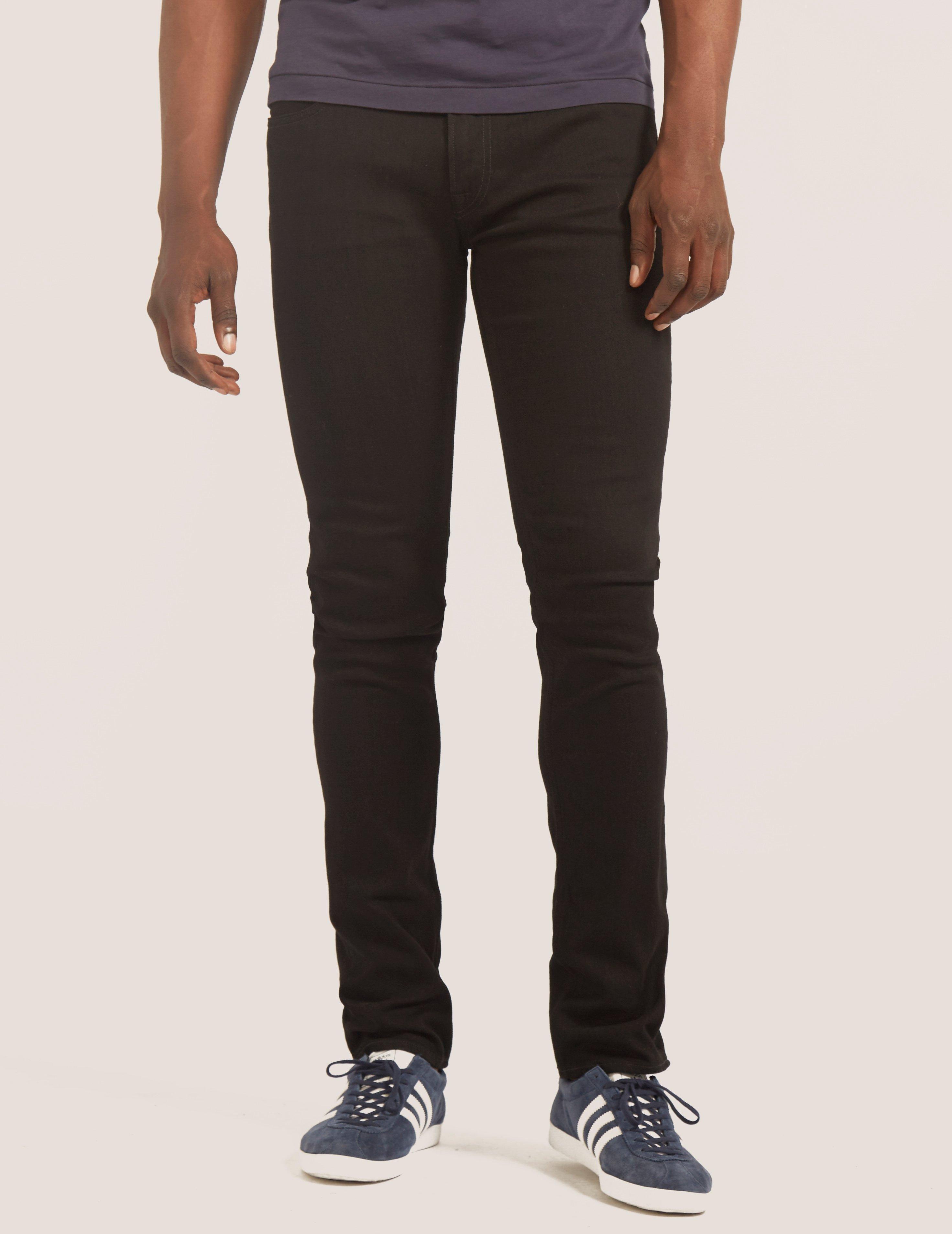 stone island black skinny jeans