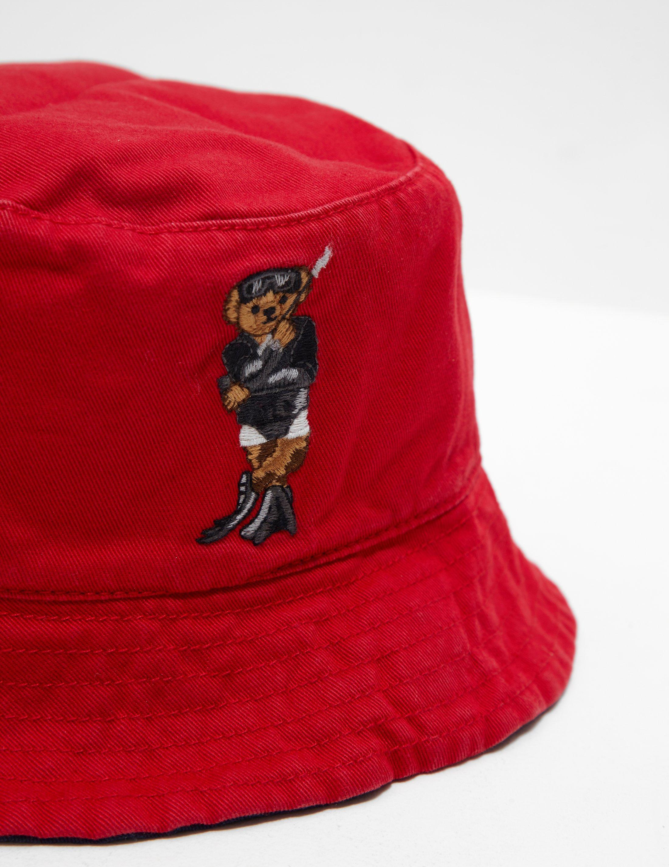 Polo Ralph Lauren Cotton Mens Bear Bucket Hat - Online Exclusive Navy Blue  for Men | Lyst