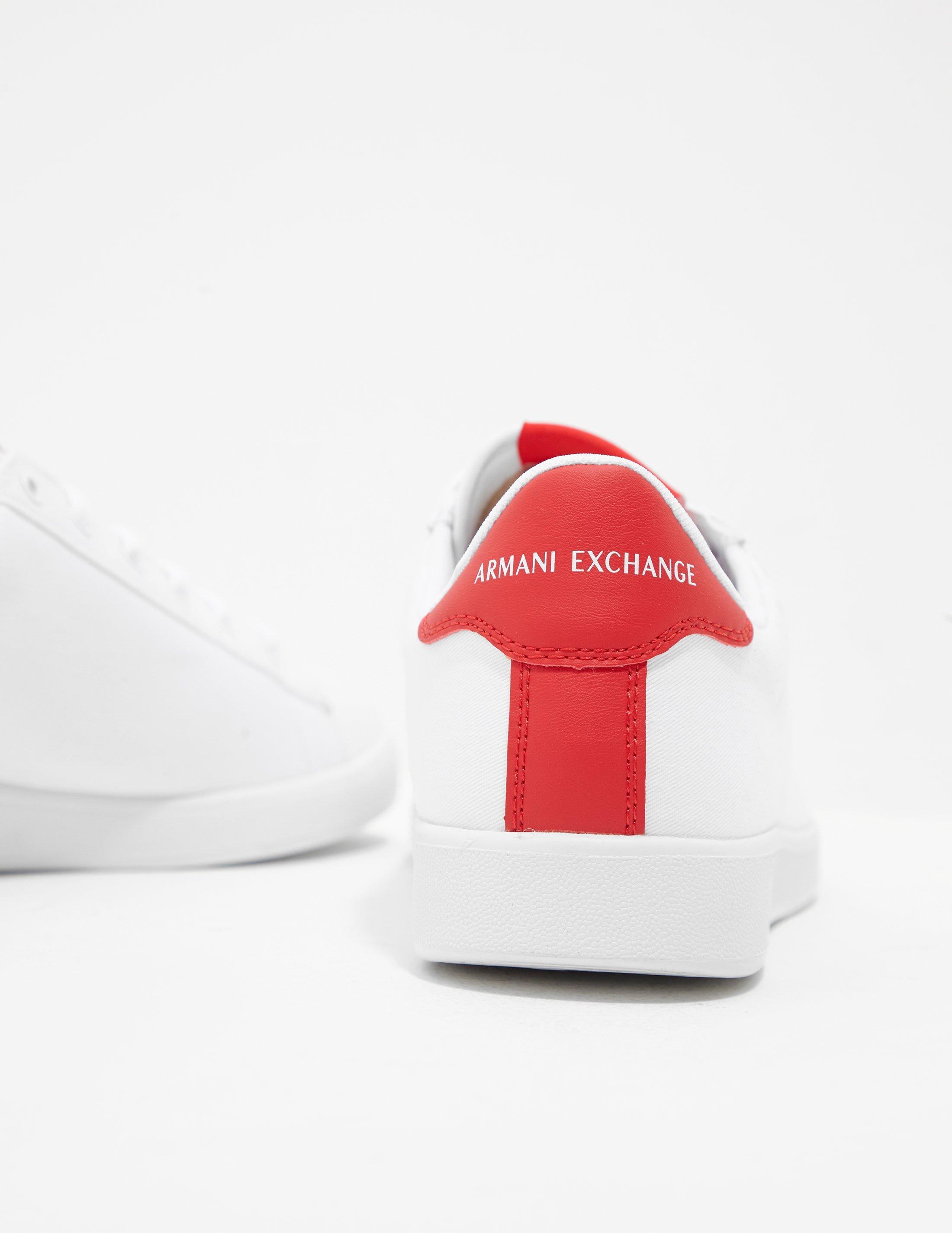 armani canvas trainers