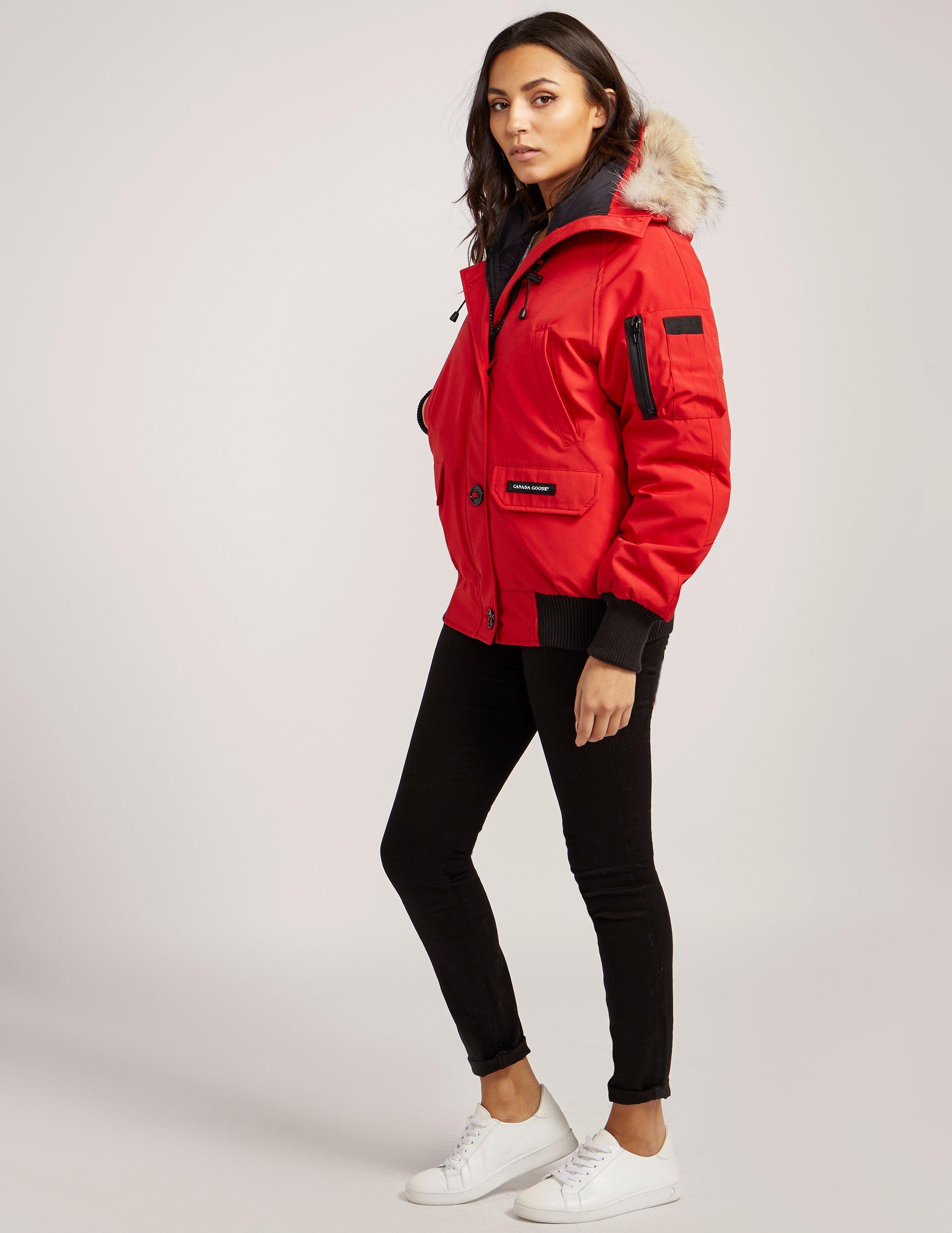 Canada Goose Goose Womens Chilliwack Bomber - Online Exclusive Red | Lyst