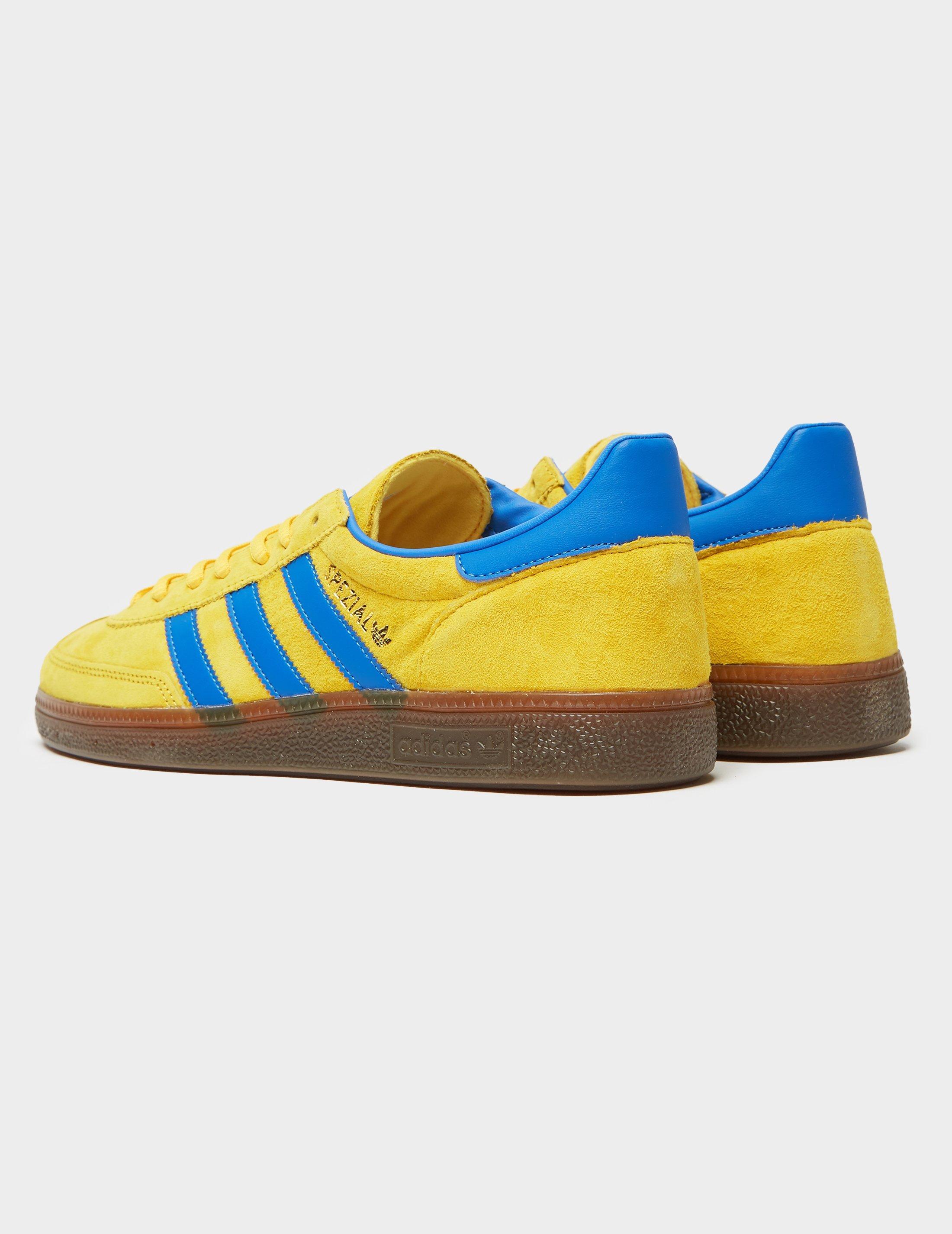 adidas Originals Suede Handball Spezial Yellow/blue for Men | Lyst