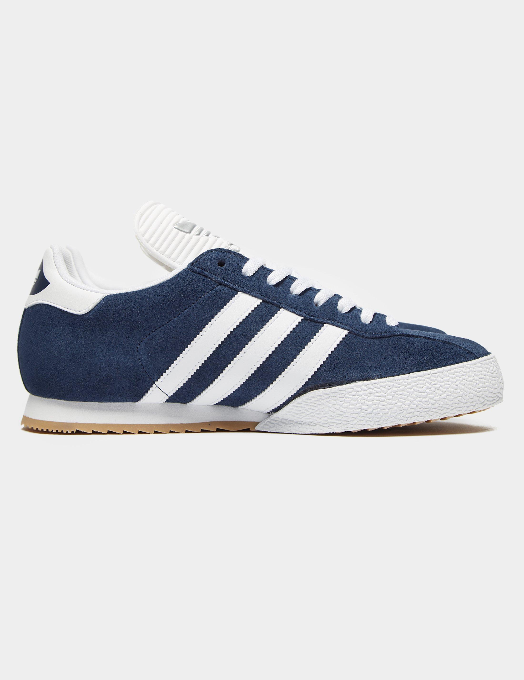 adidas Originals Leather Samba Super in Navy/White (Blue) for Men | Lyst