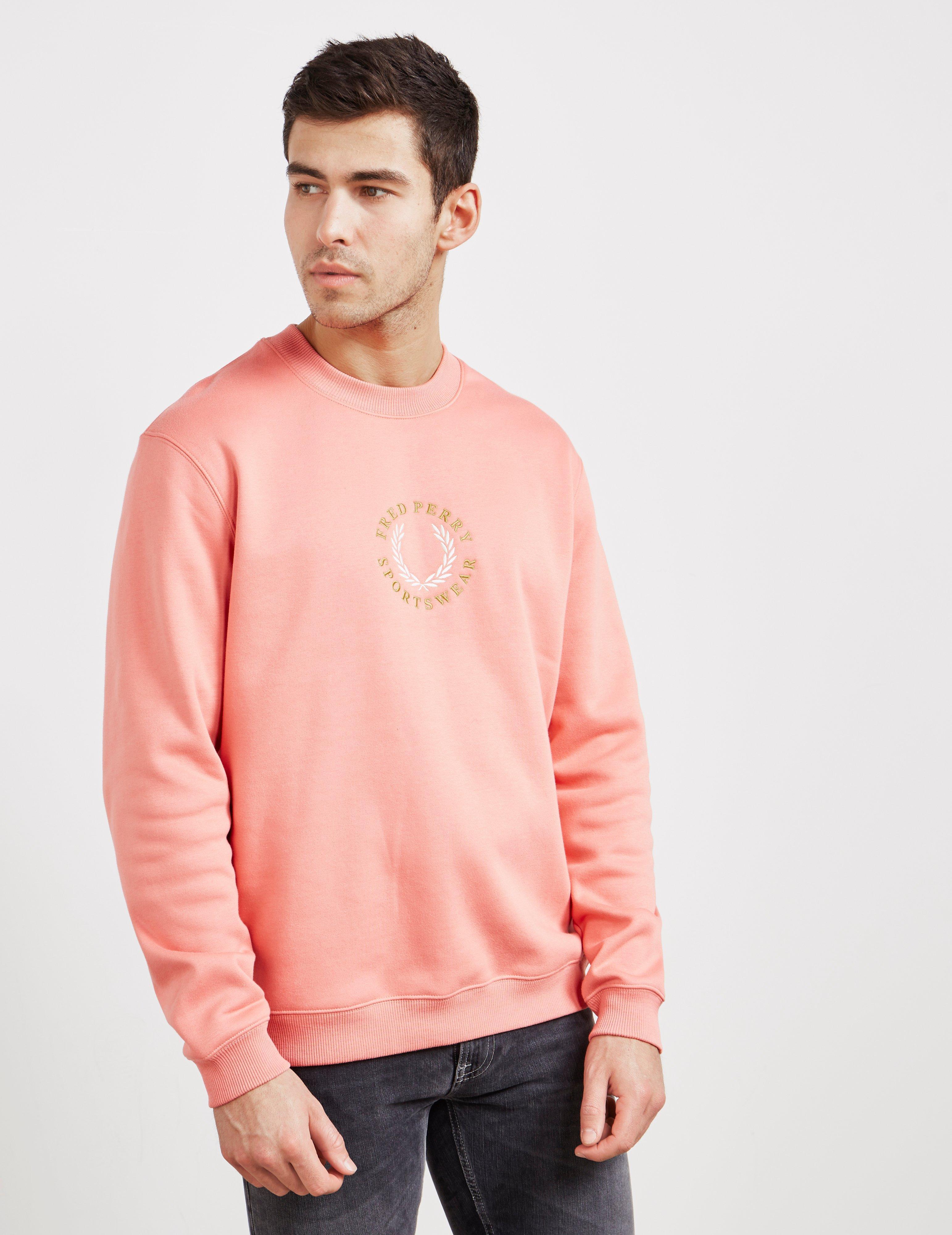fred perry global branded sweatshirt