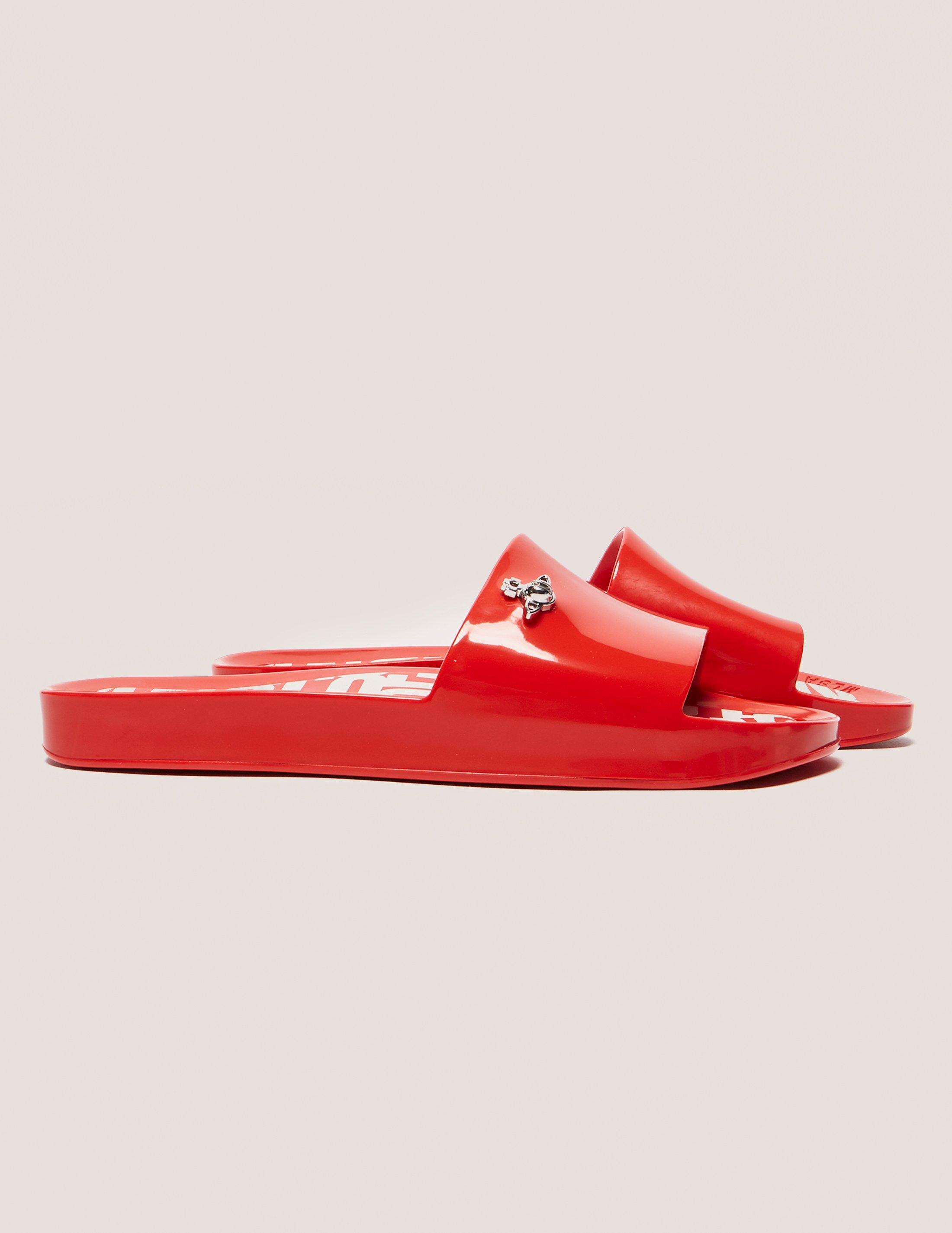 melissa red sandals
