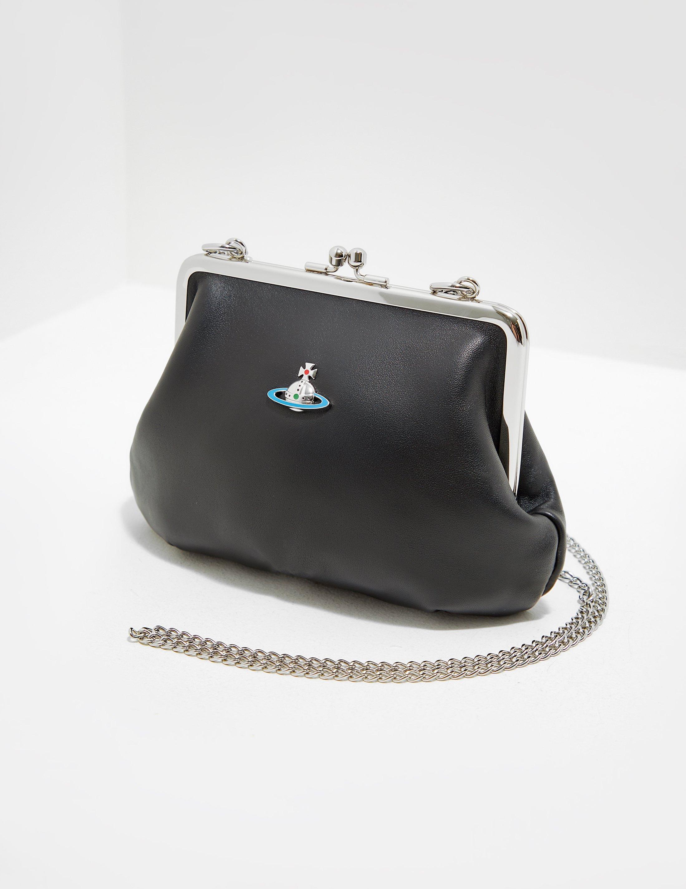 Vivienne Westwood Emma Small Frame Bag Black - Lyst