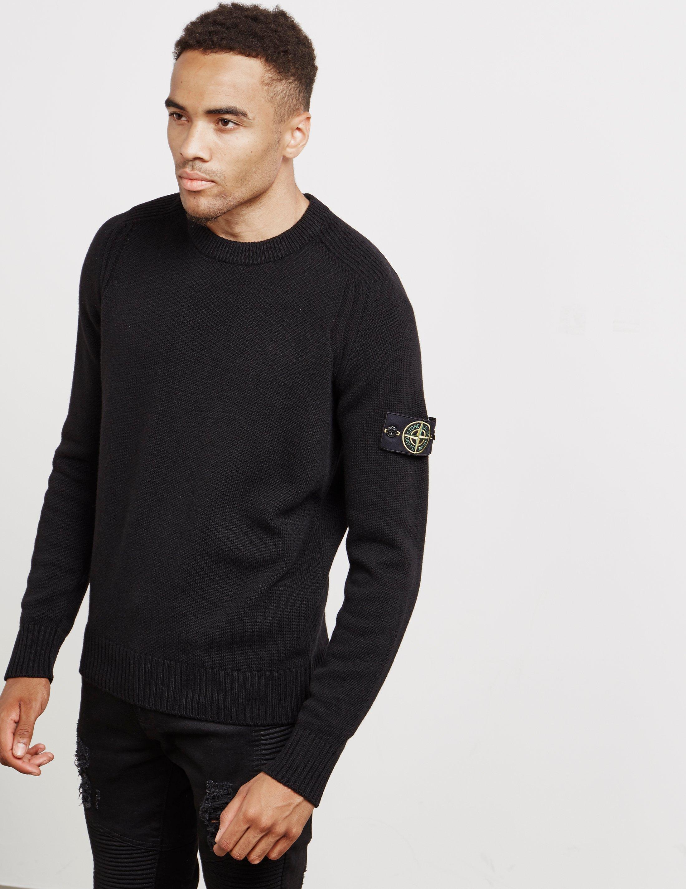 Stone Island Black Crew Neck Sale, SAVE 55% - aveclumiere.com