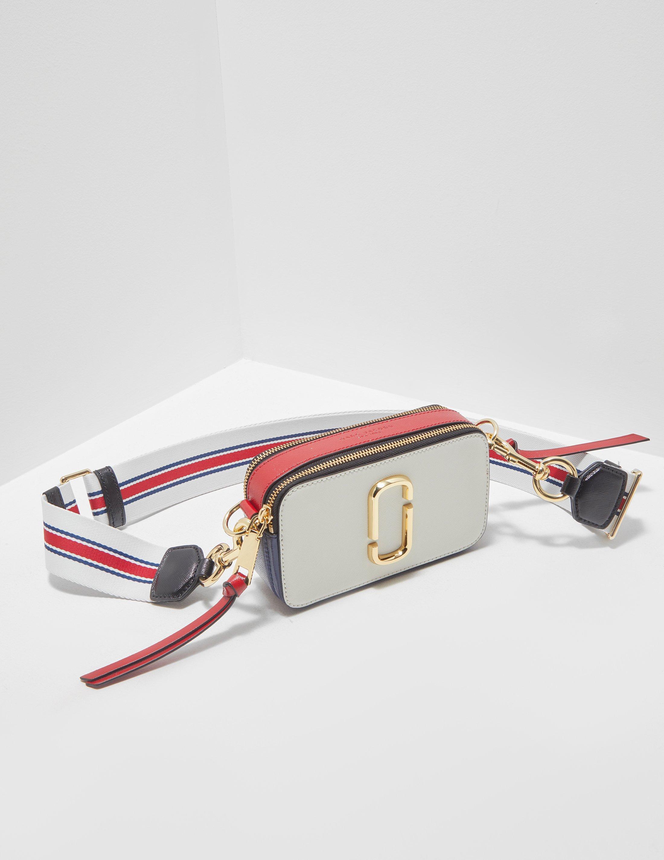 Marc Jacobs Leather Snapshot Shoulder Bag White - Lyst