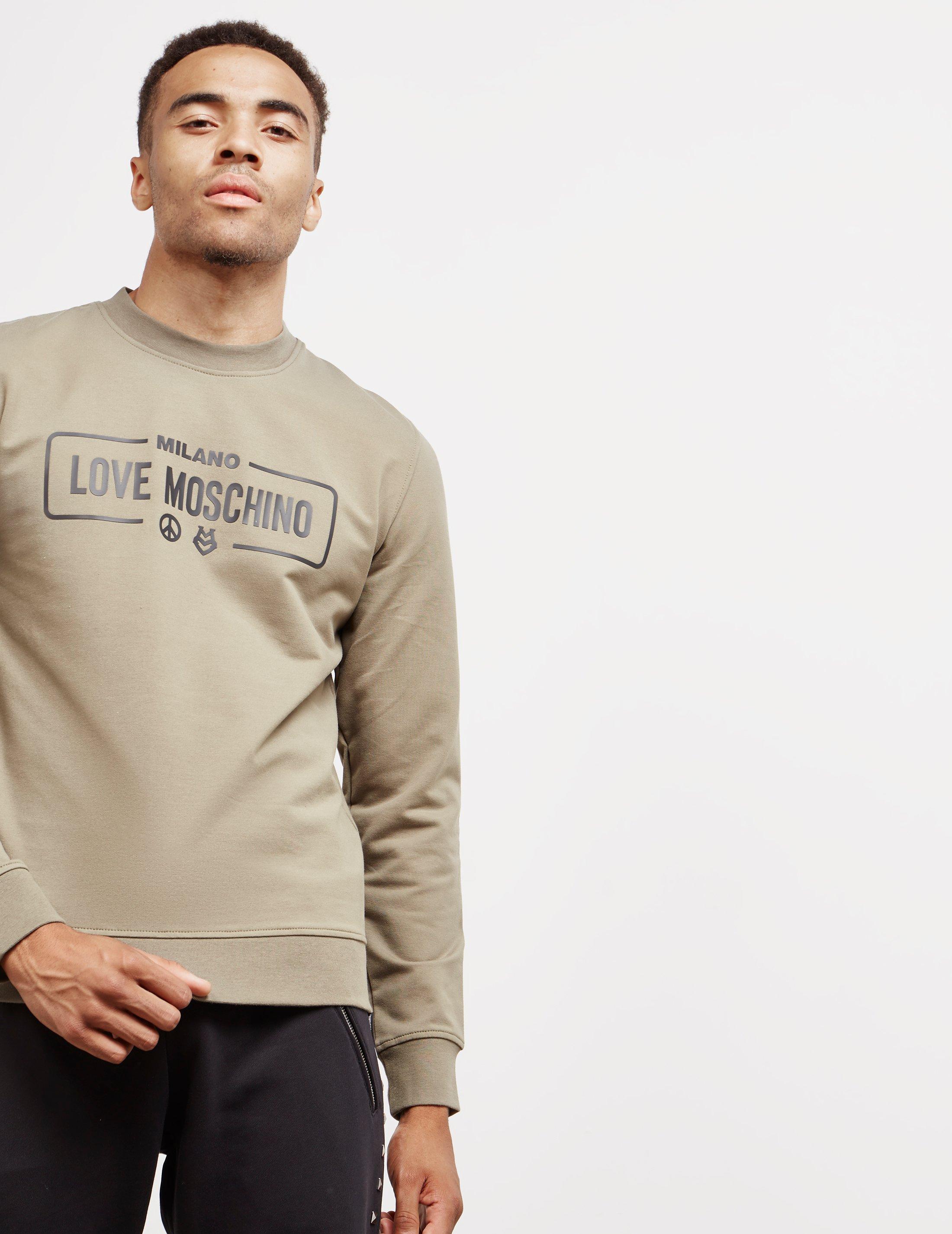 love moschino sweatshirt sale