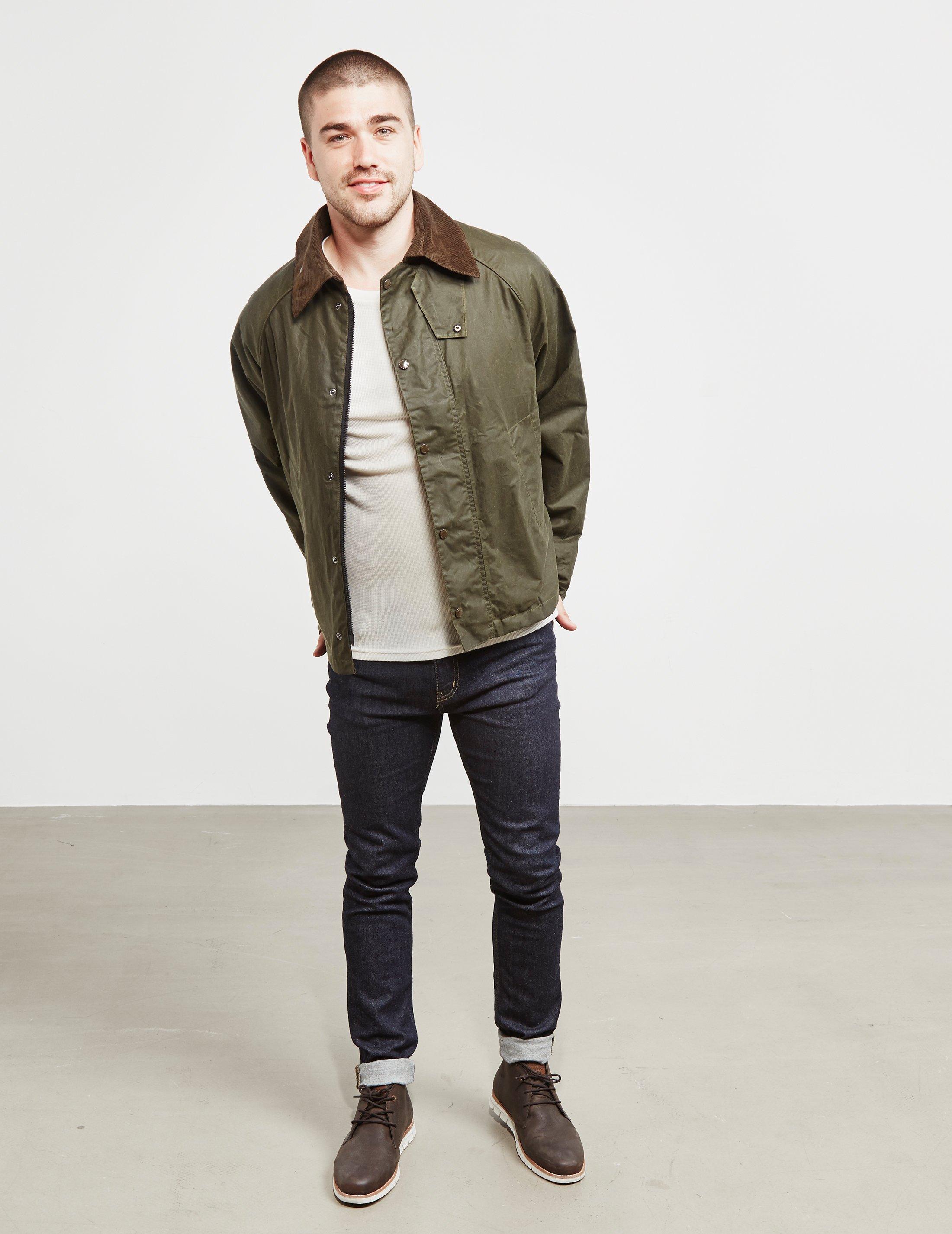 barbour engineered garments graham waxed cotton jacket