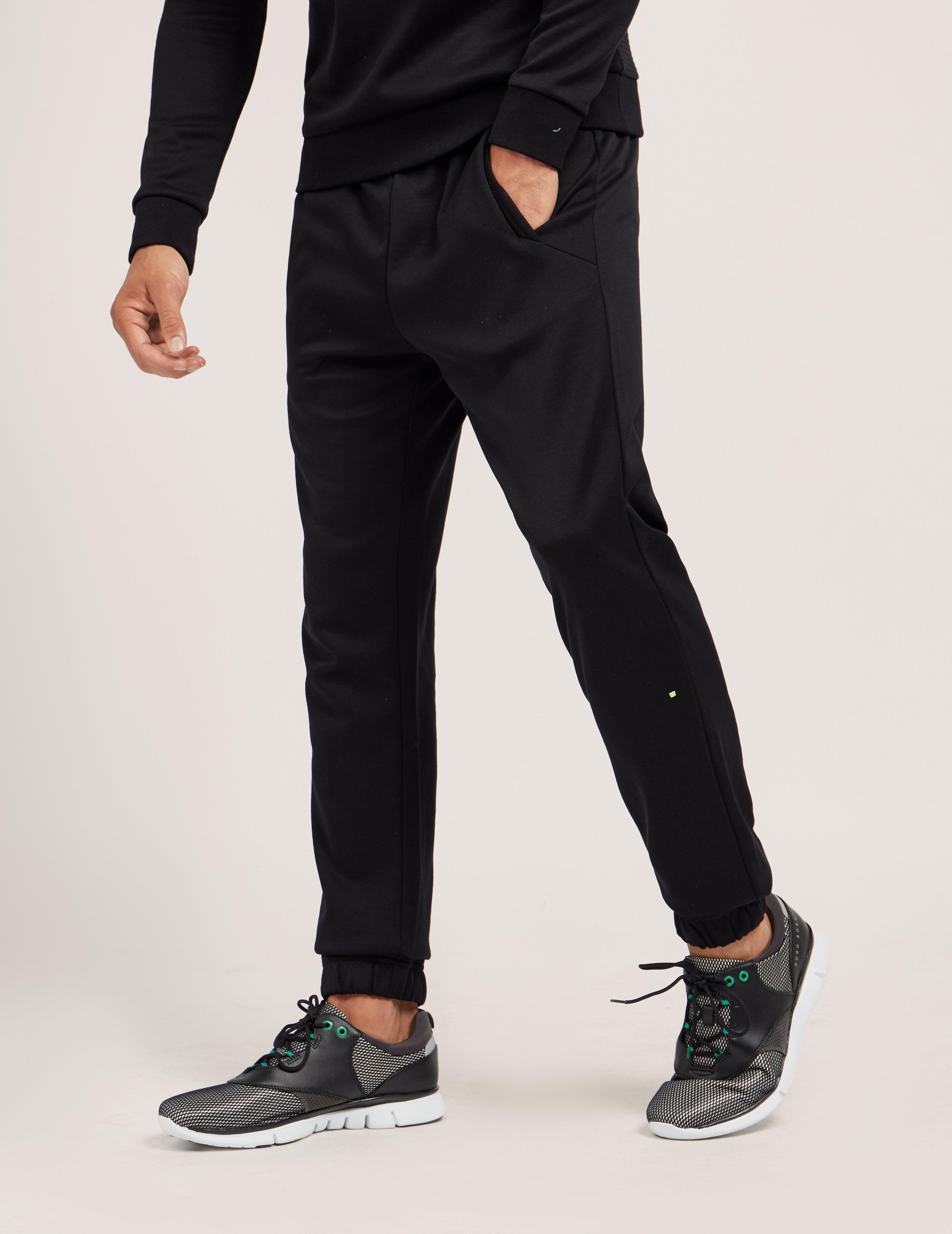 BOSS by HUGO BOSS Green Hadiko Track Pants in Black for Men | Lyst
