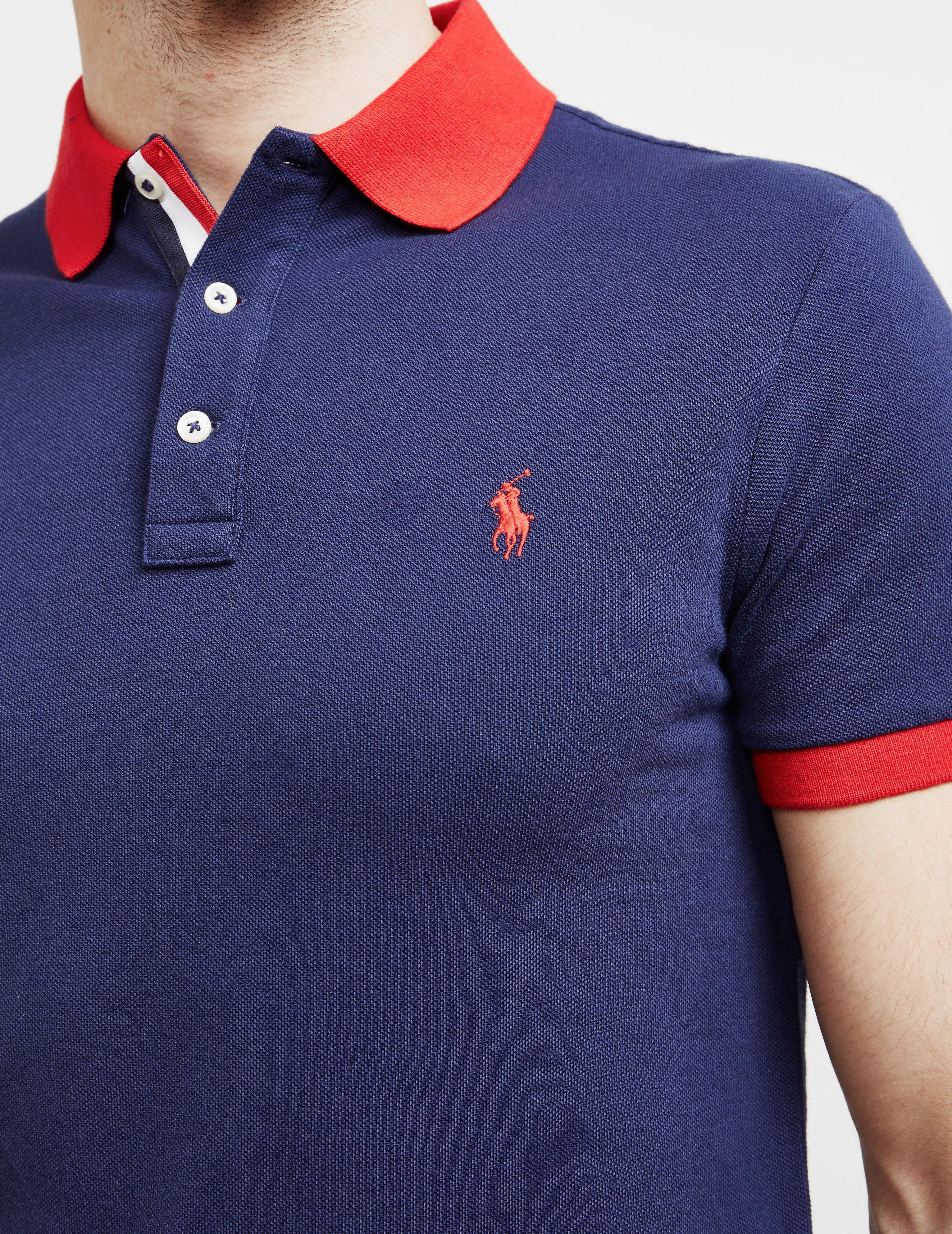 ralph lauren tipped polo shirt