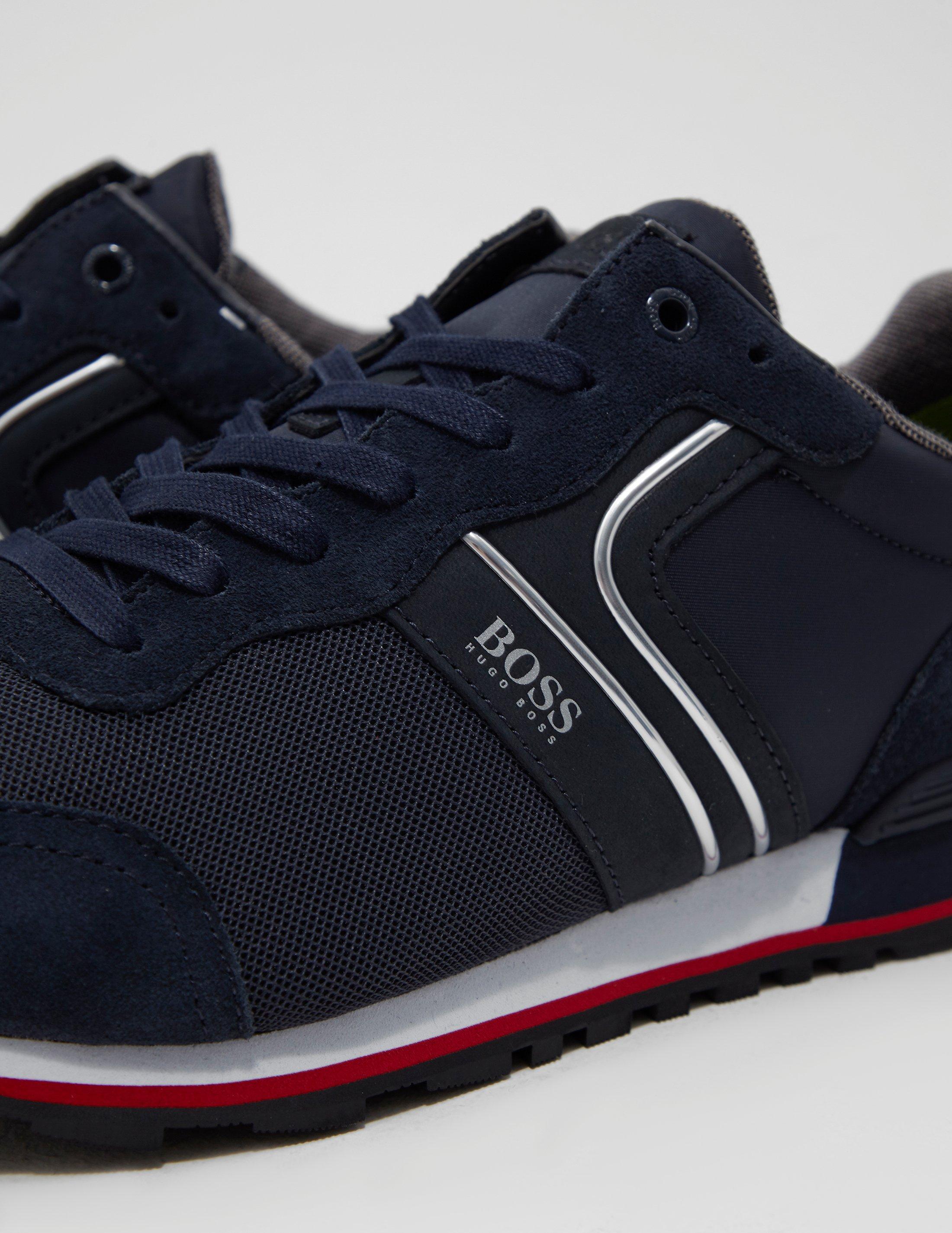 BOSS by HUGO BOSS Synthetic Parkour Mix Run Navy Blue for Men | Lyst