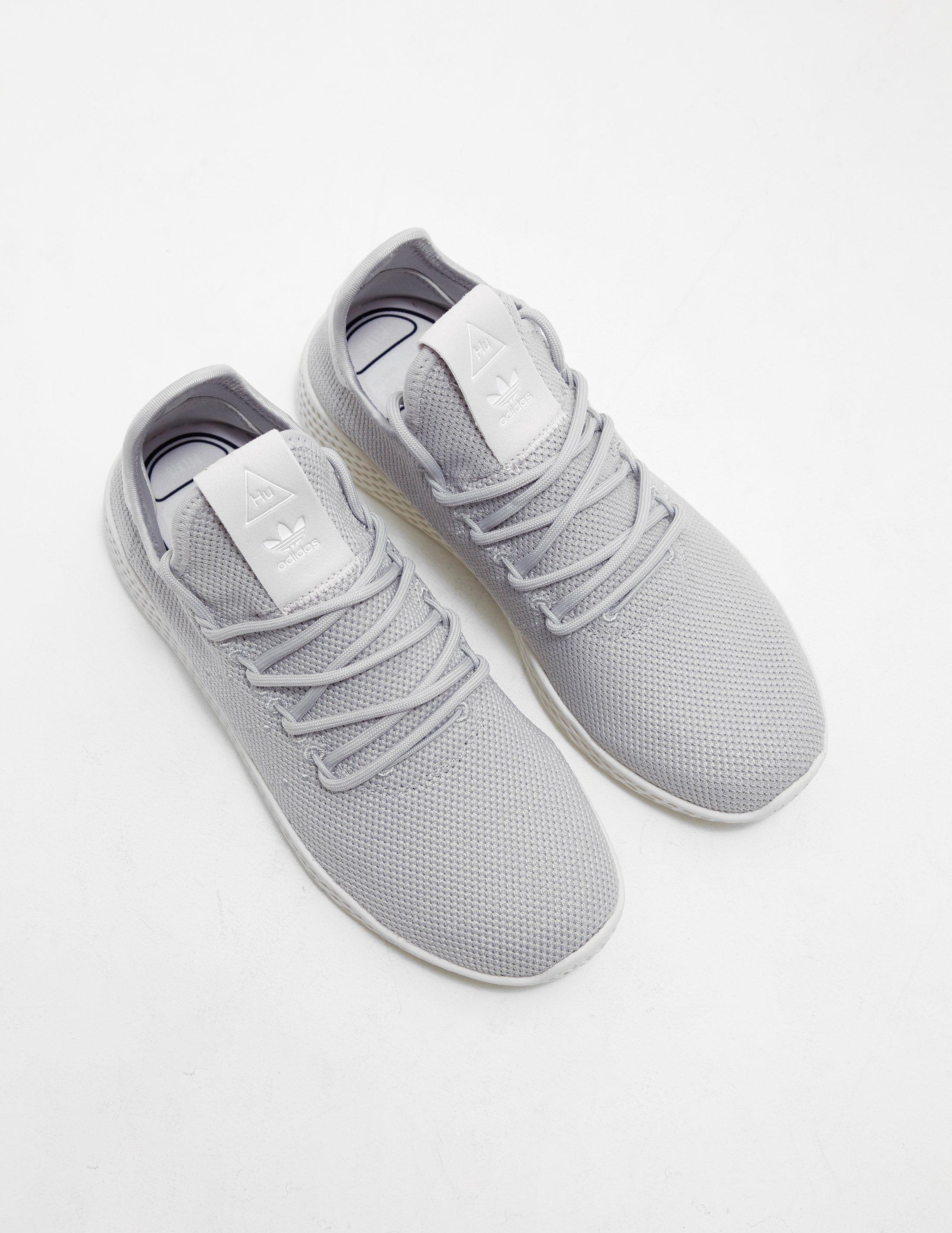 adidas Originals Lace Womens Pharrell Williams Tennis Hu Trainers Women's  Grey in Gray | Lyst