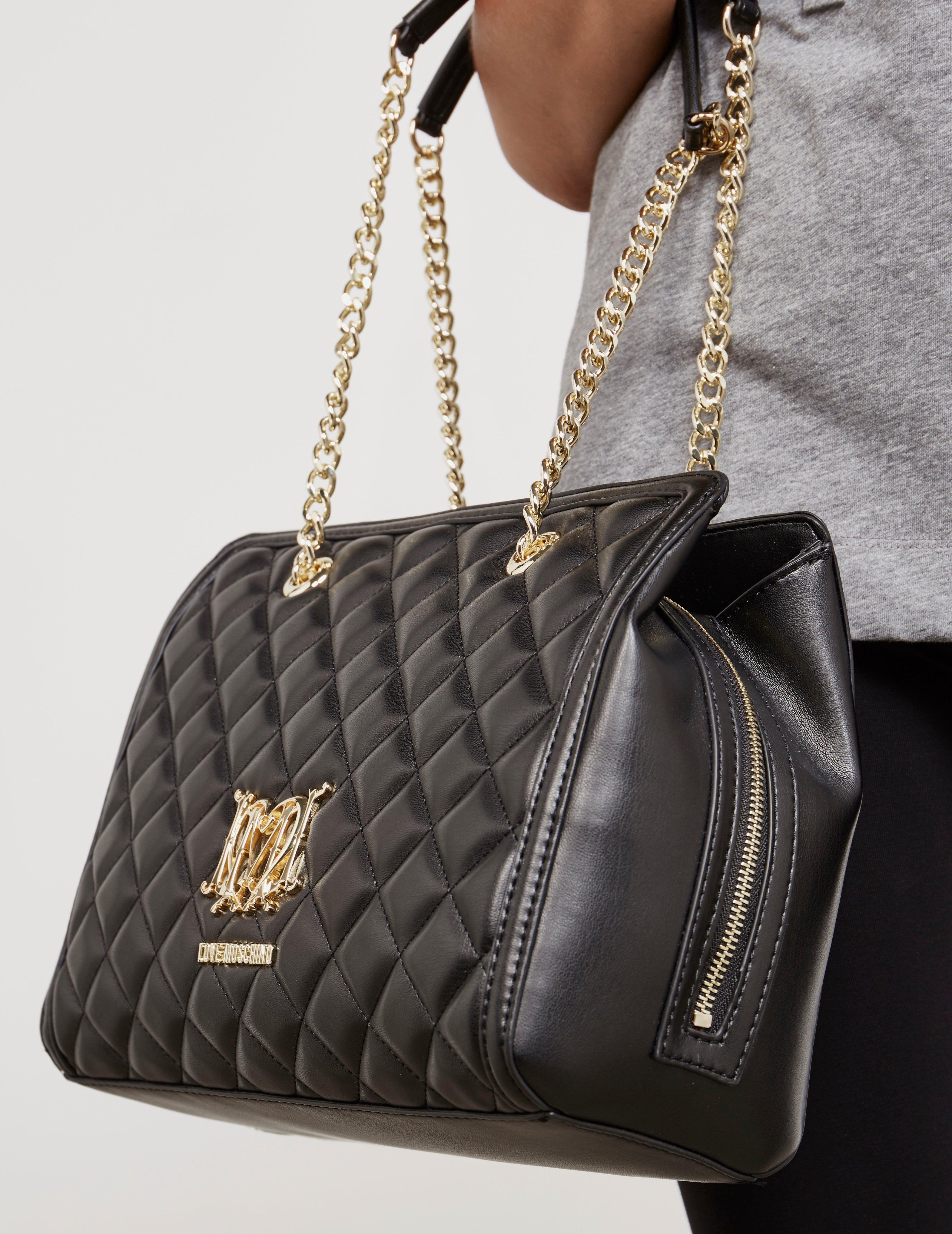 Love Moschino Synthetic Womens Quilted Tote Bag - Online Exclusive