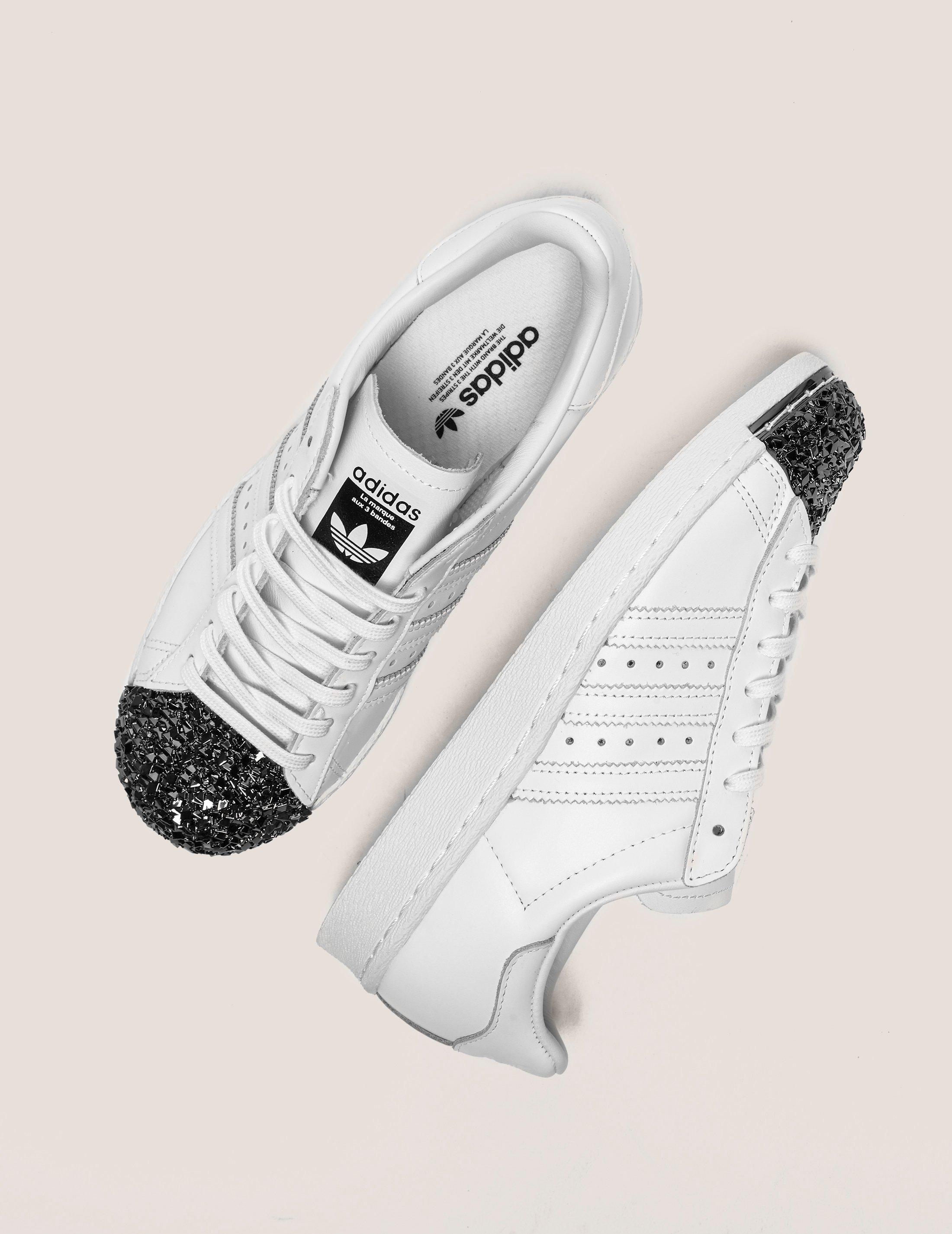 adidas superstar 80s metal toe women white