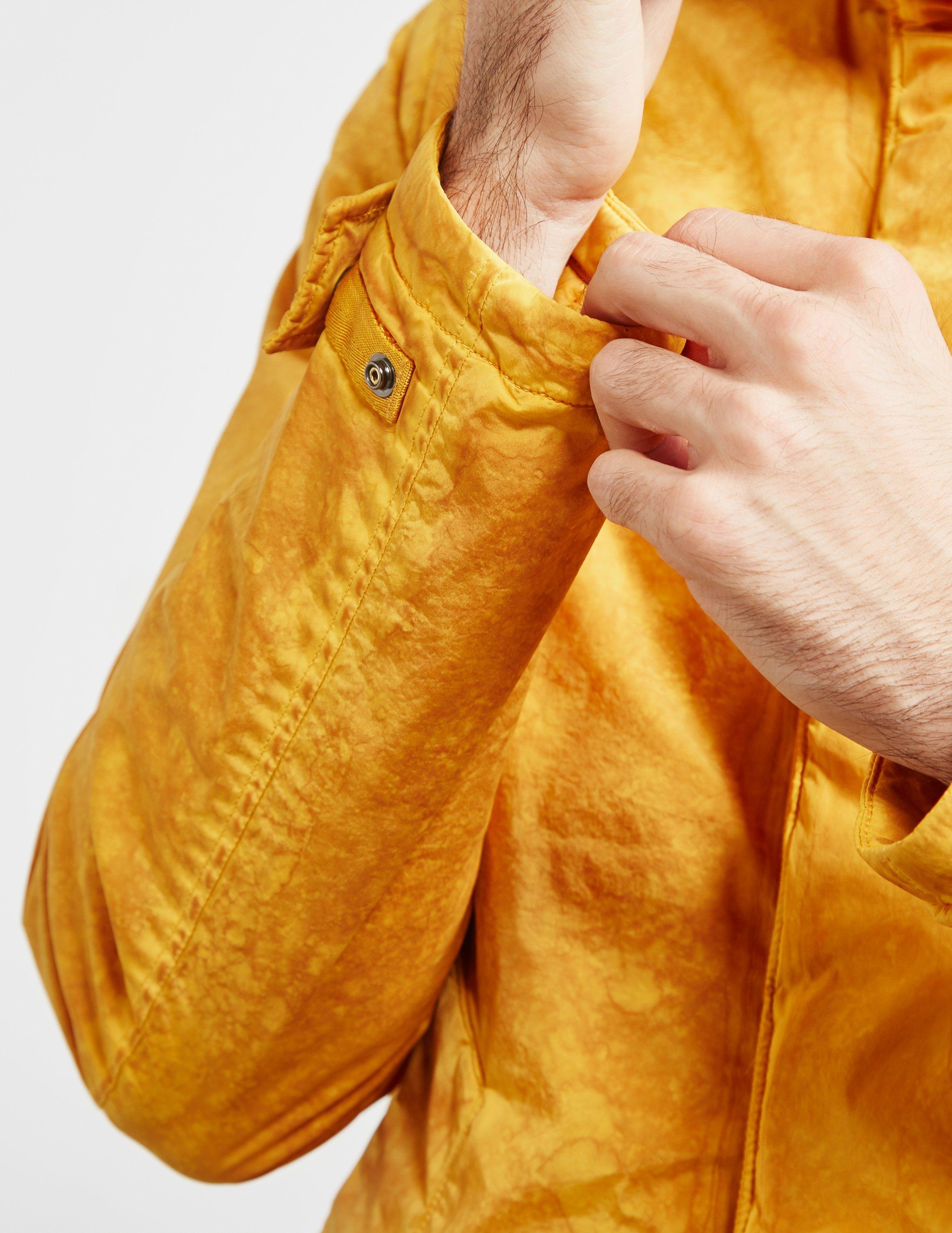 C P Company Synthetic Re-coloured Garment Dyed Lens Jacket ...