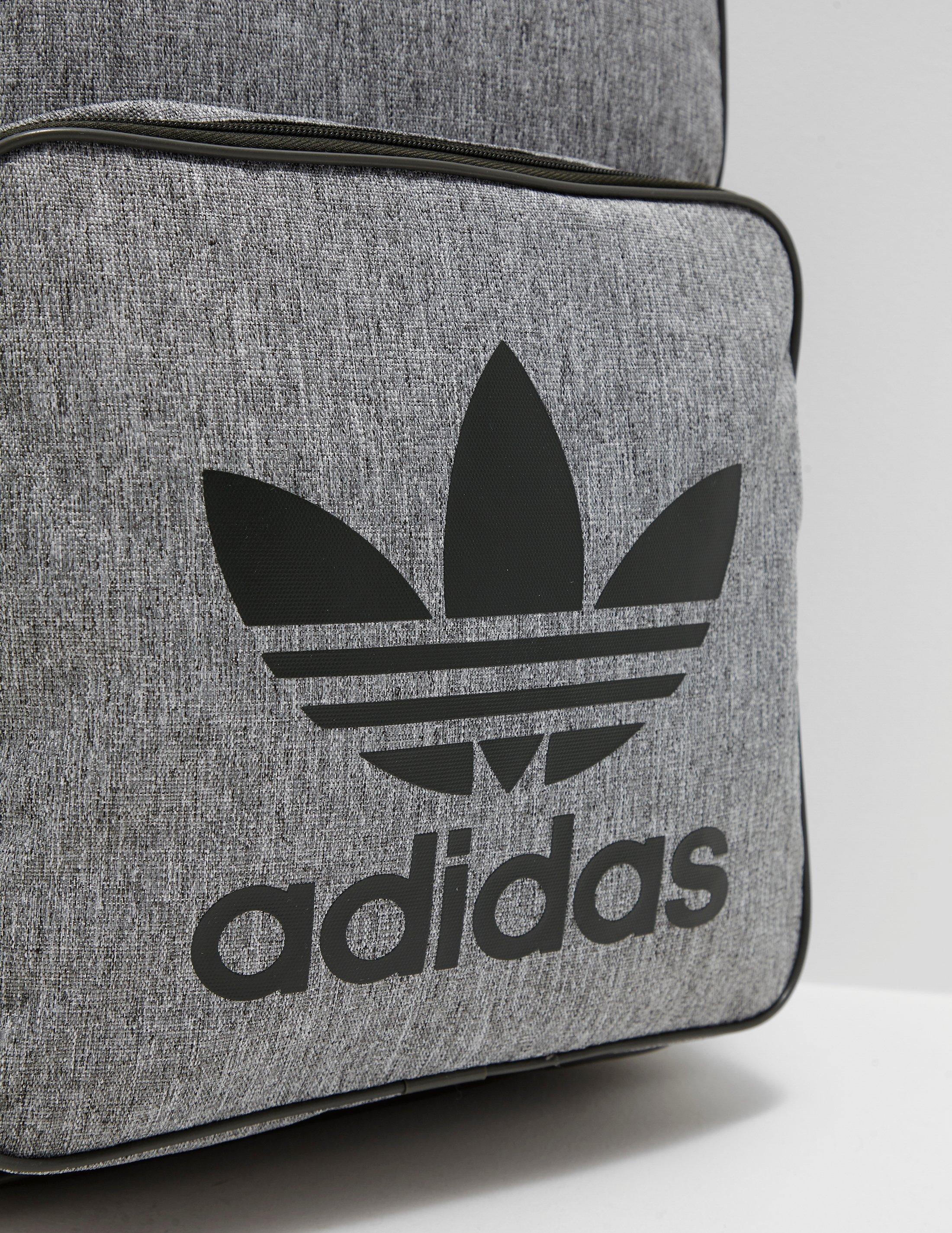 adidas trefoil backpack grey
