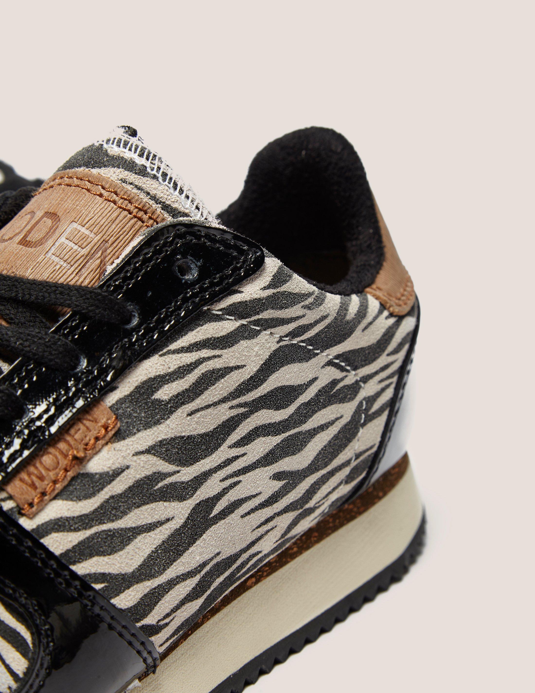 woden zebra sneakers