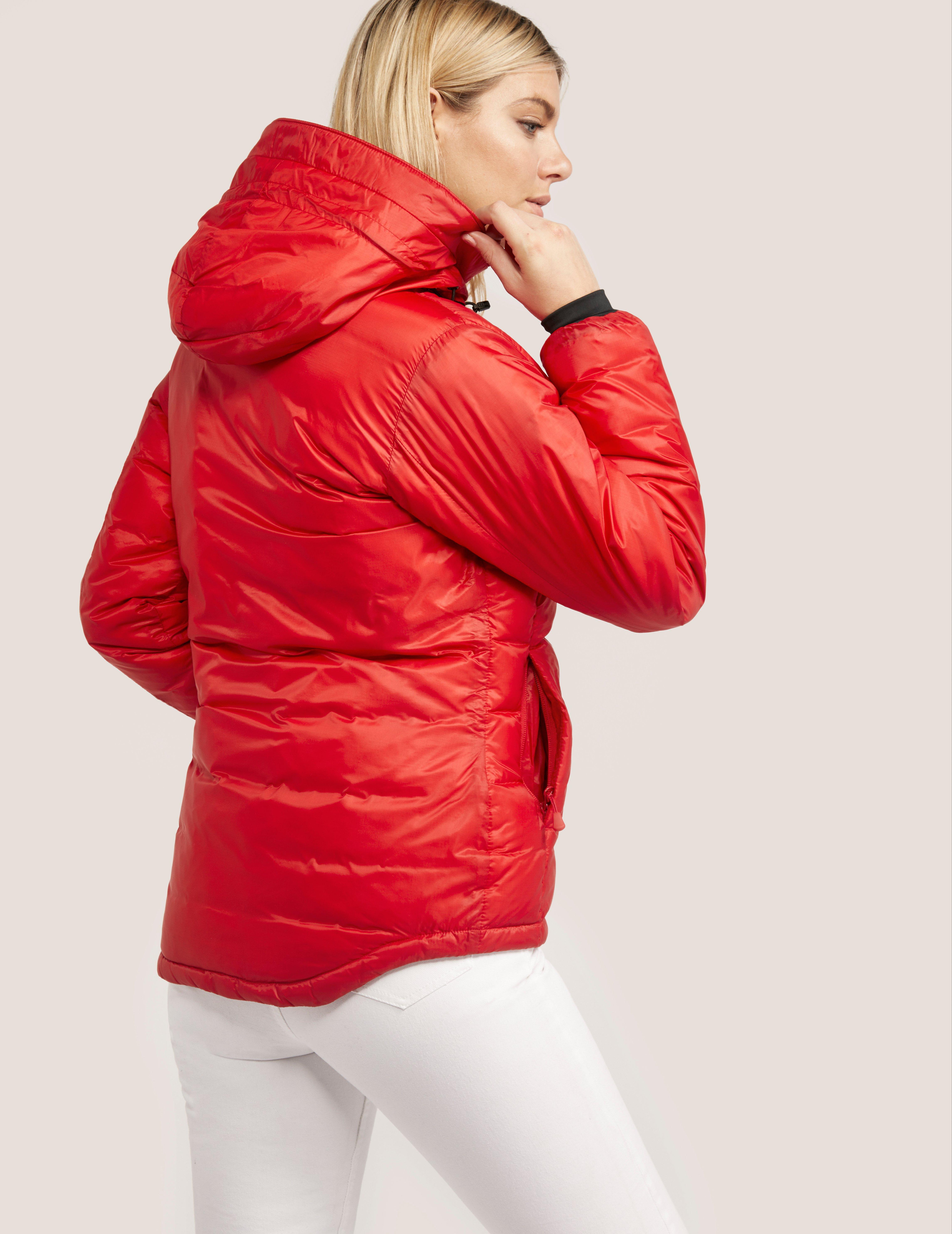 Canada Goose Goose Camp Hooded Jacket In Red Lyst