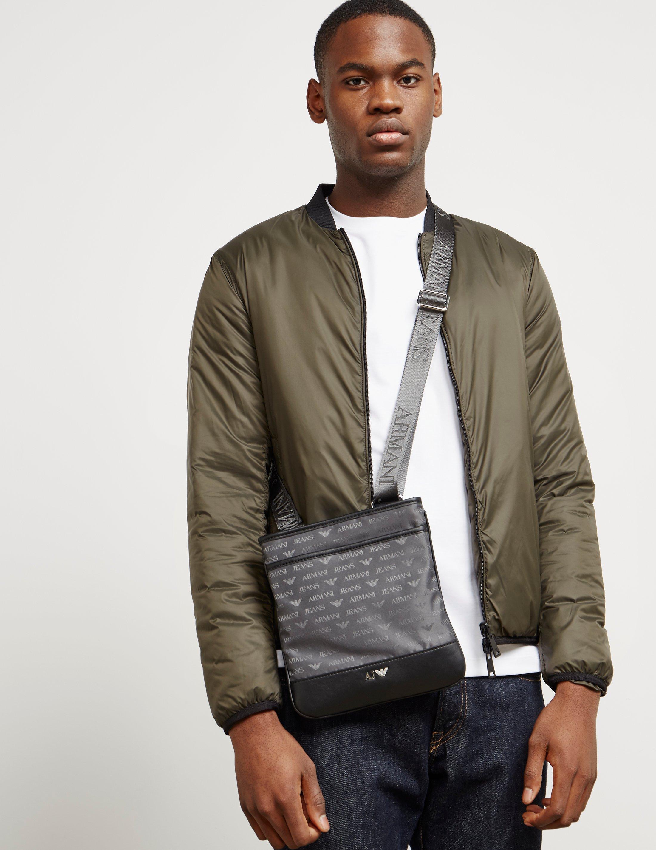 armani jeans pouch mens